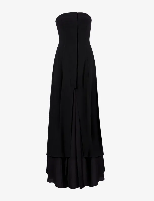 Danielle Strapless Dress in Matte Viscose Crepe made by Proenza Schouler