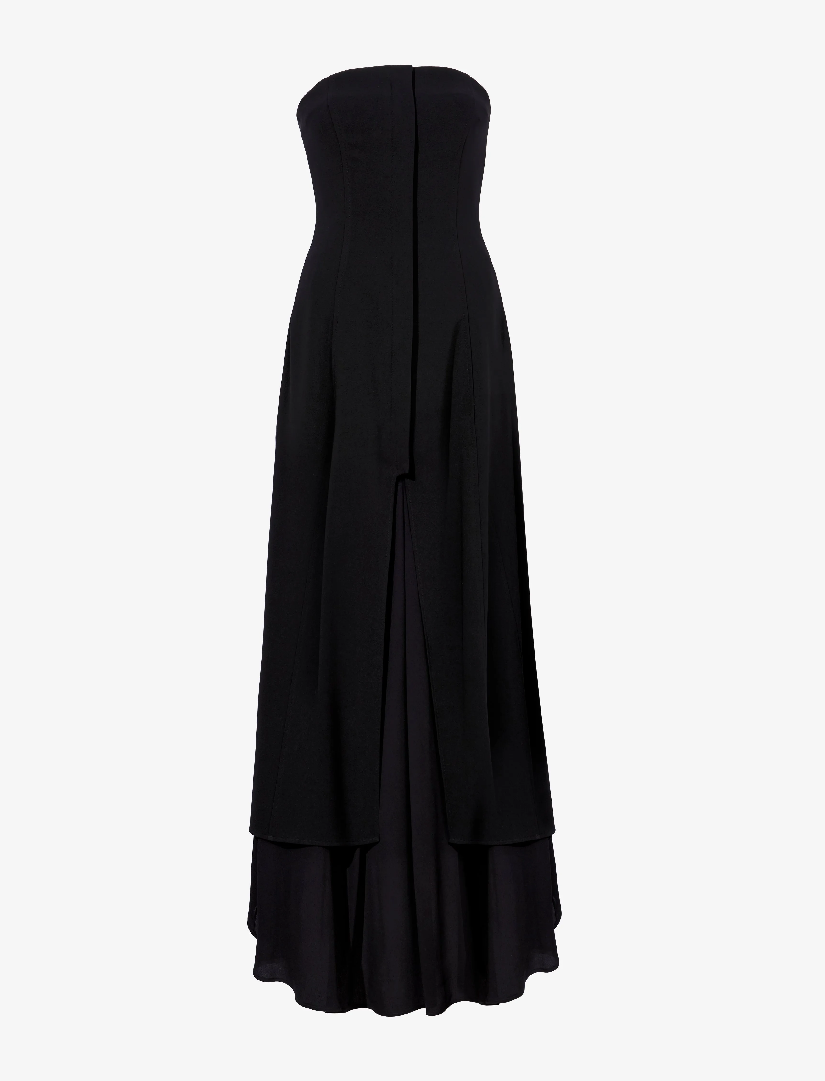 Danielle Strapless Dress in Matte Viscose Crepe sold by Proenza Schouler
