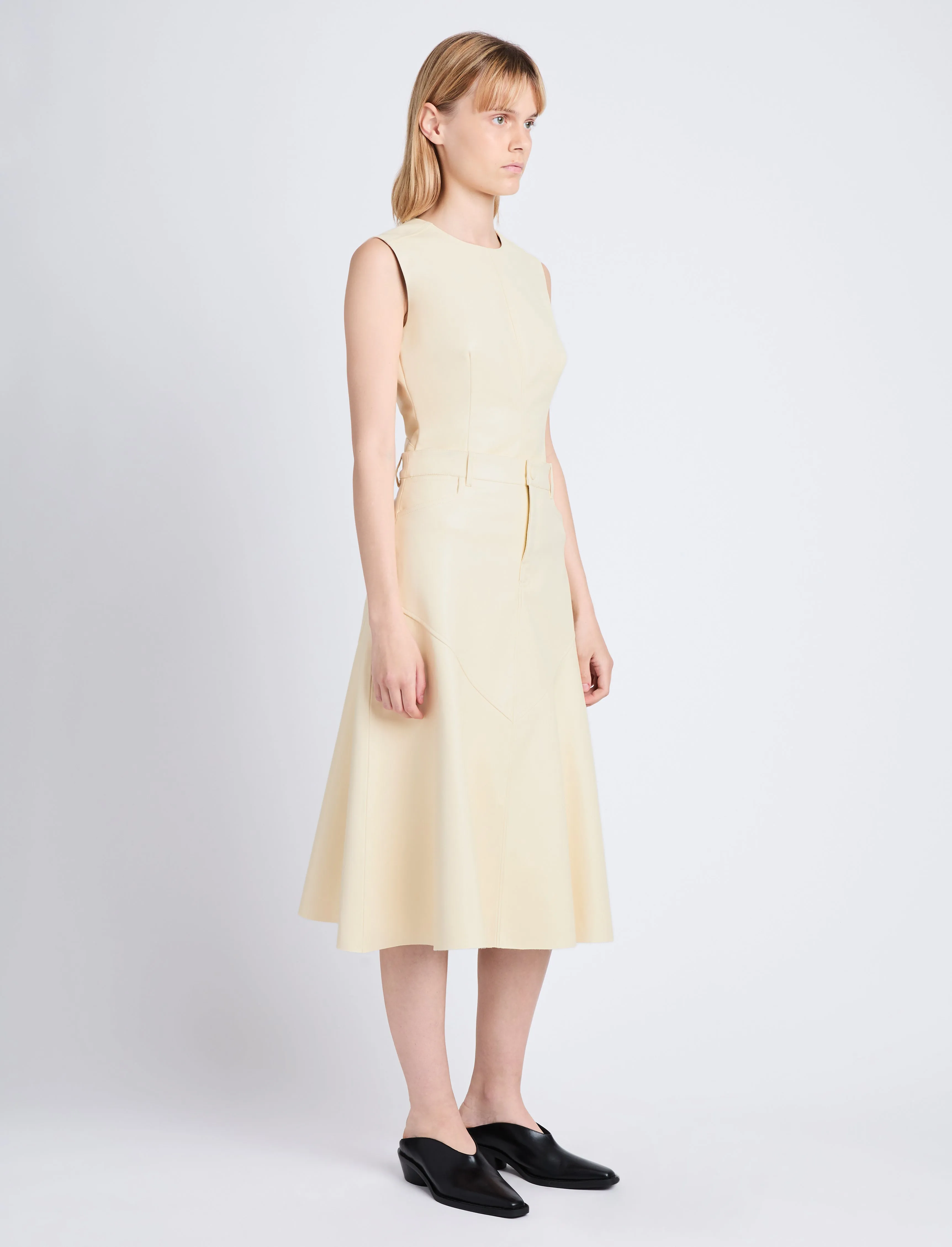 Jesse Skirt in Faux Leather sold by Proenza Schouler product image thumbnail 3