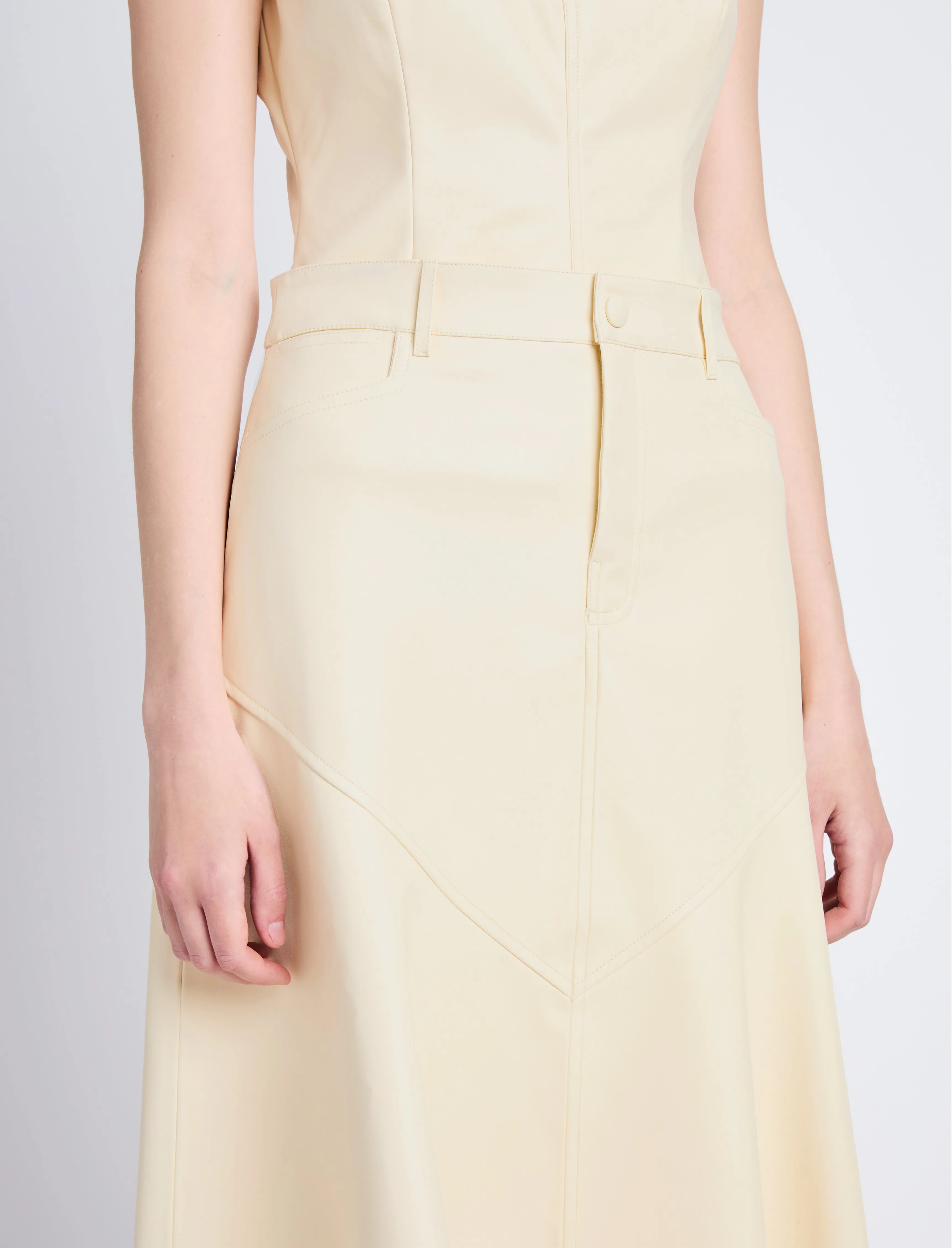 Jesse Skirt in Faux Leather sold by Proenza Schouler product image thumbnail 5