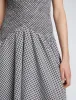 Gingham Seersucker Smocked Dress sold by Proenza Schouler