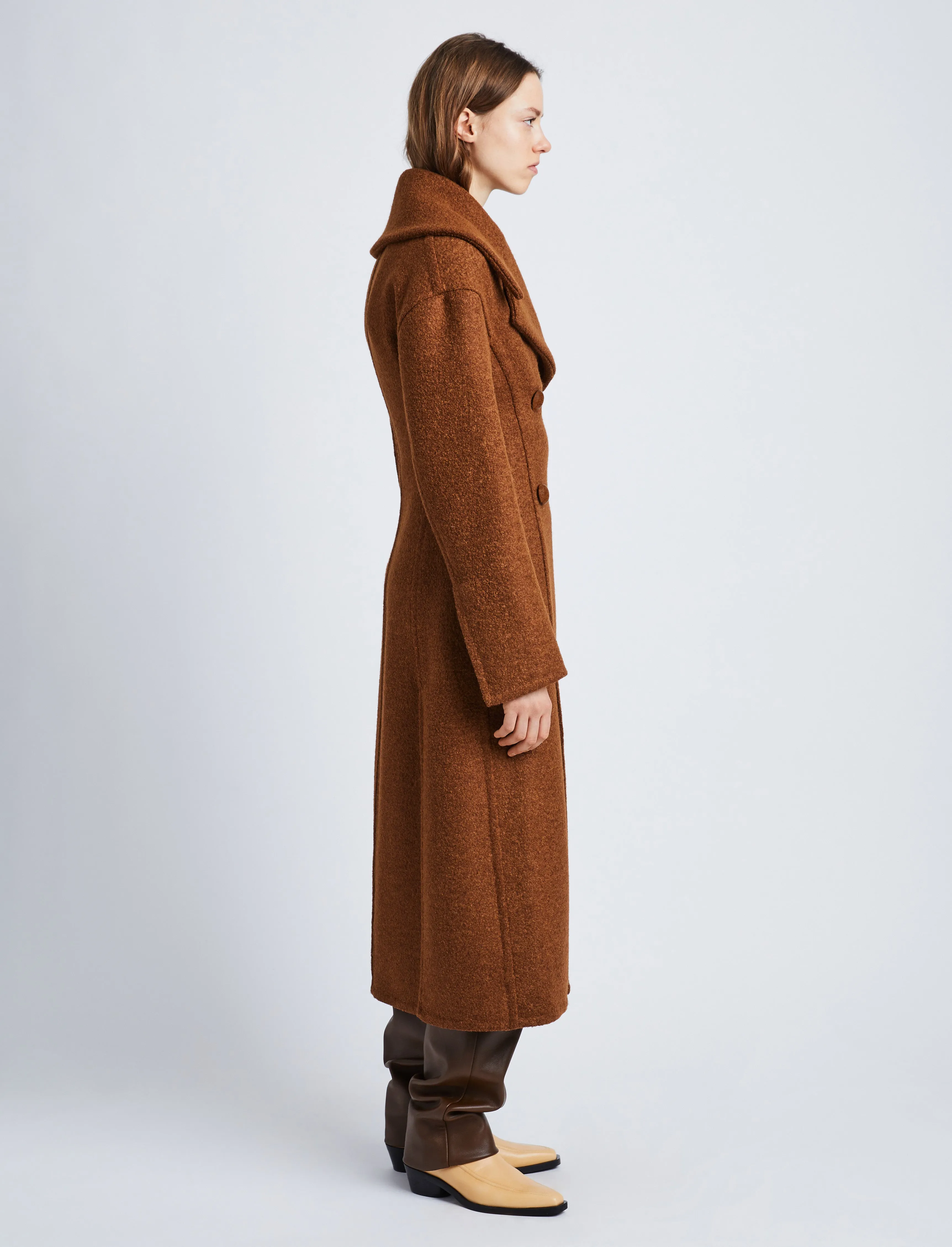 Double Face Llama Wool Coat sold by Proenza Schouler product image thumbnail 3