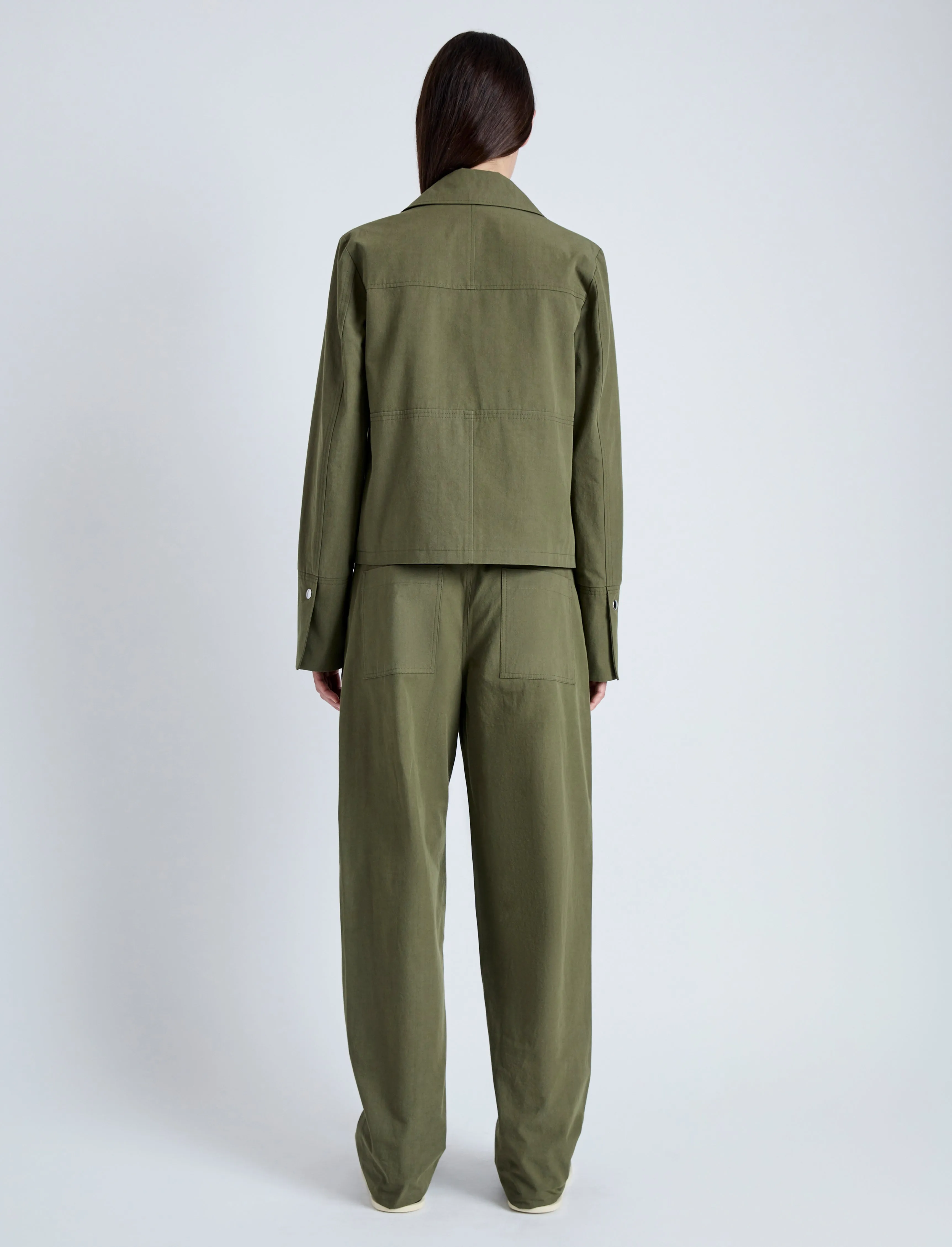 Barnes Jacket in Rumpled Cotton sold by Proenza Schouler product image thumbnail 5