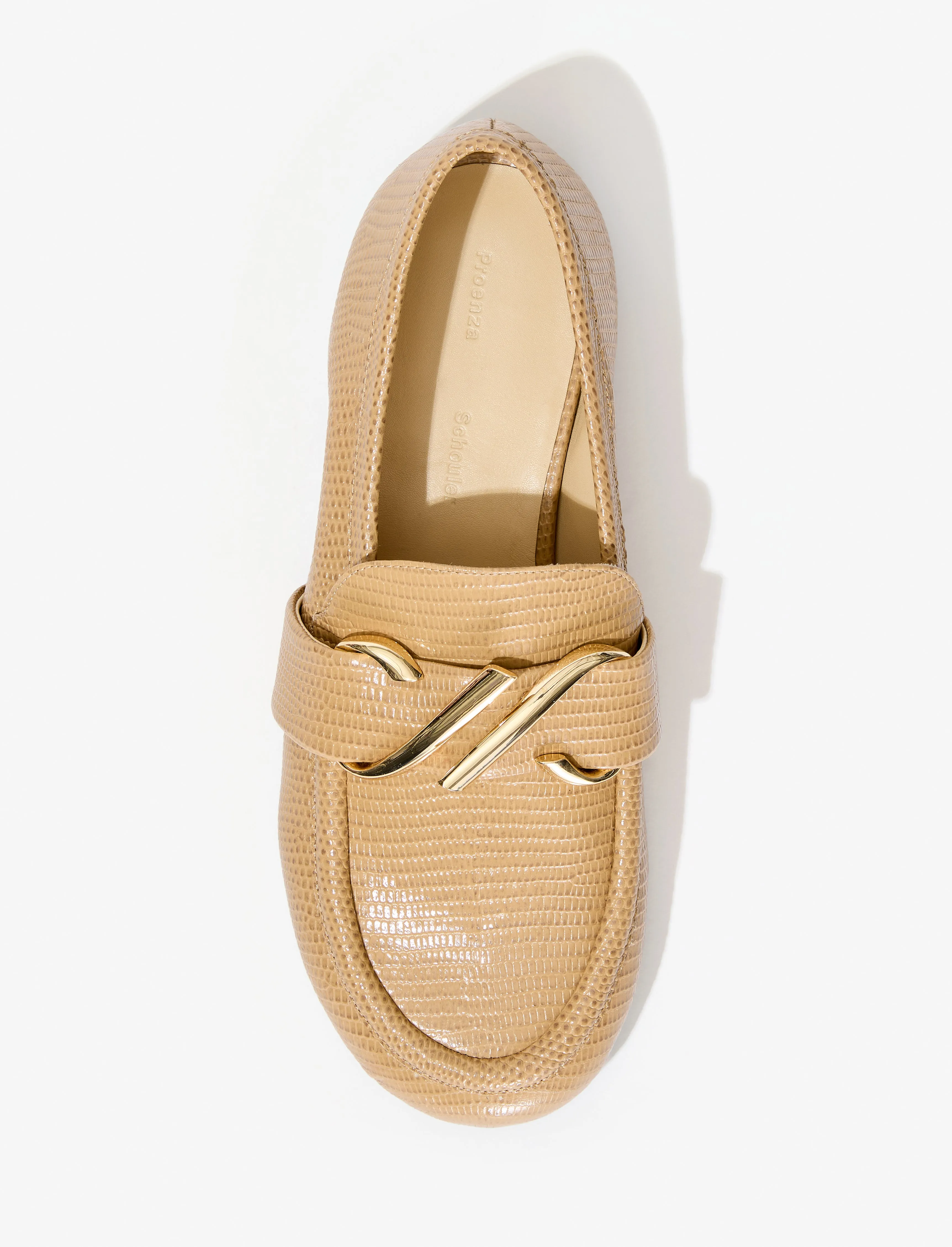 Monogram Loafers in Embossed Leather sold by Proenza Schouler product image thumbnail 4