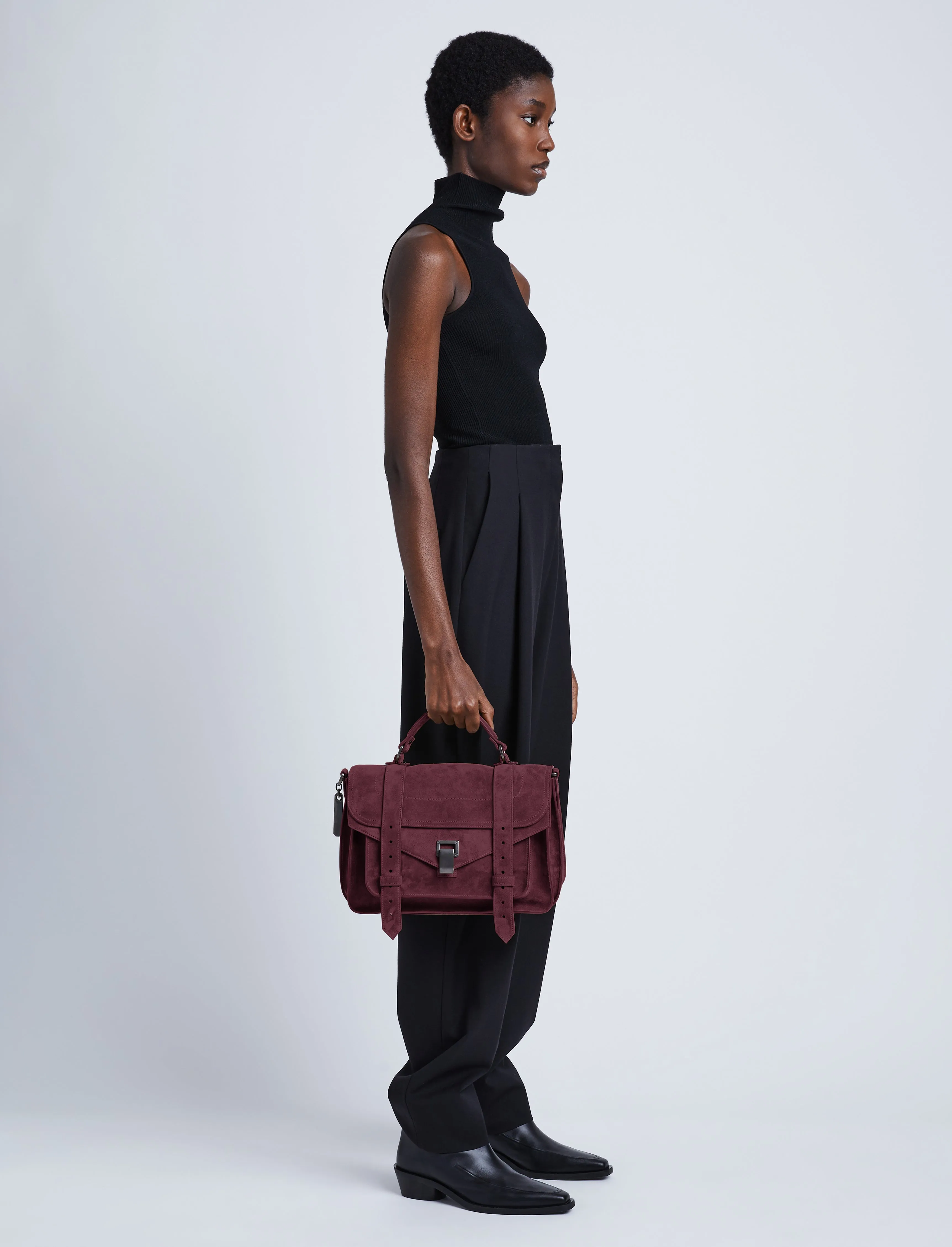 PS1 Medium Bag in Suede sold by Proenza Schouler product image thumbnail 3