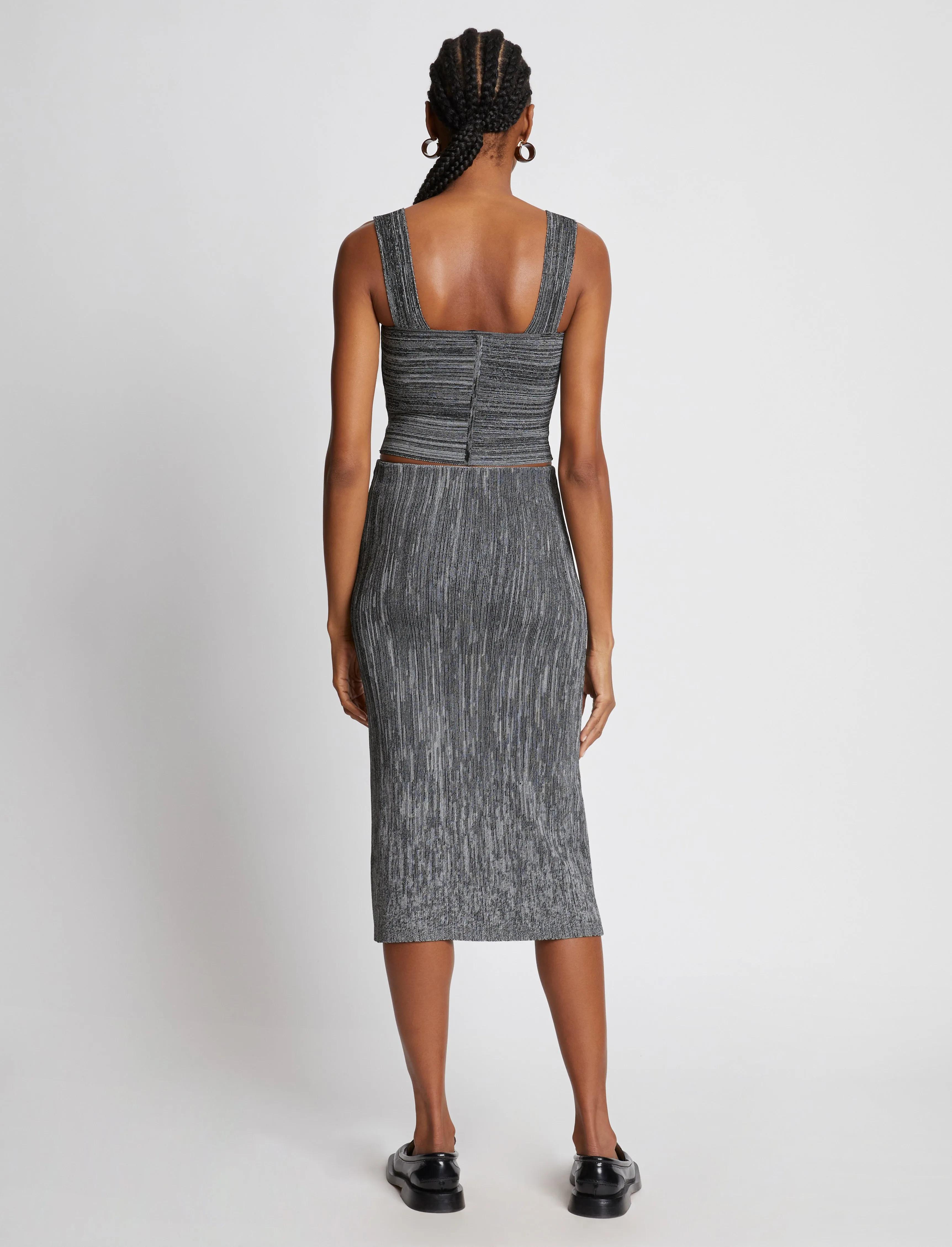 Melange Knit Midi Skirt sold by Proenza Schouler product image thumbnail 4