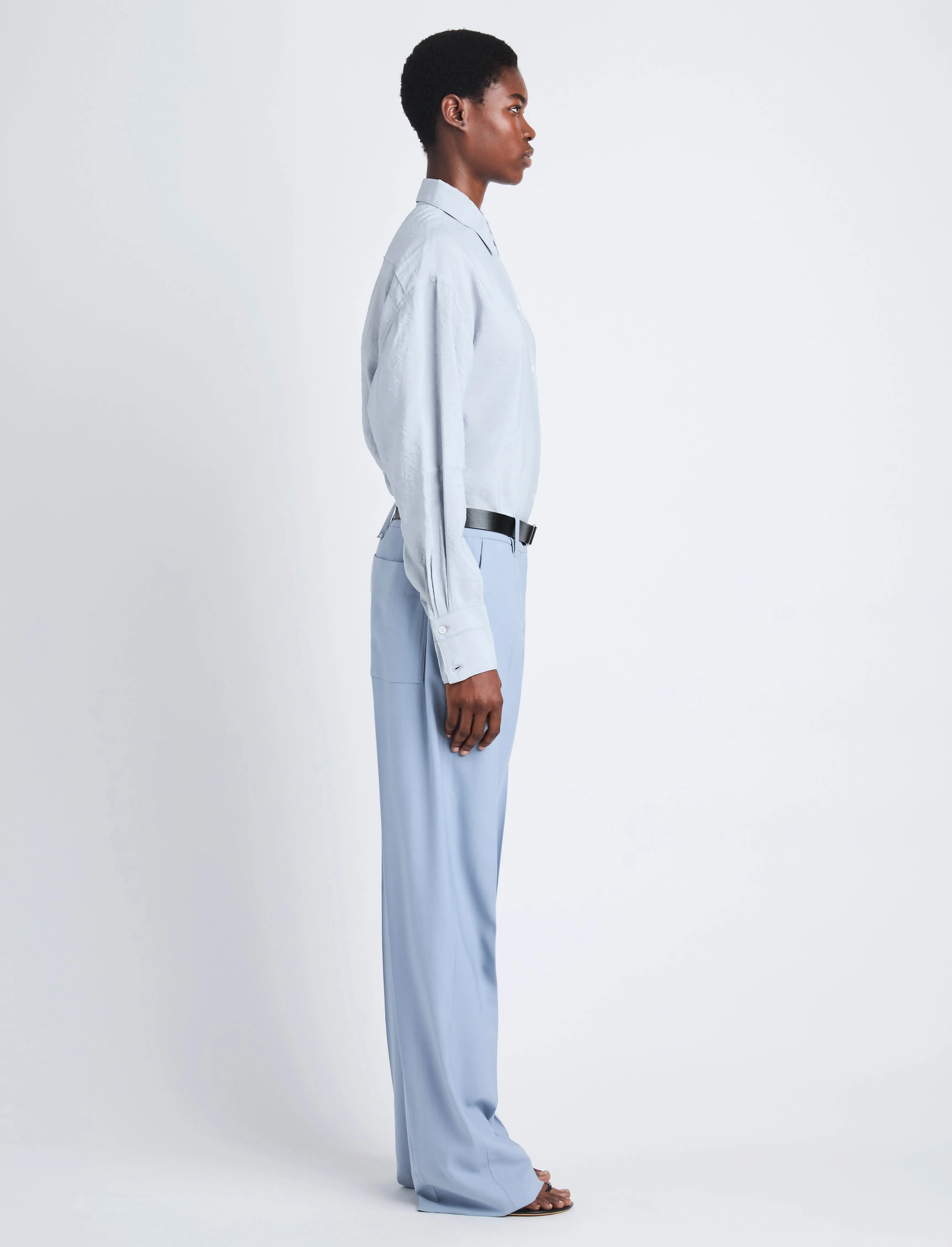 Lydia Top in Washed Habotai sold by Proenza Schouler product image thumbnail 3
