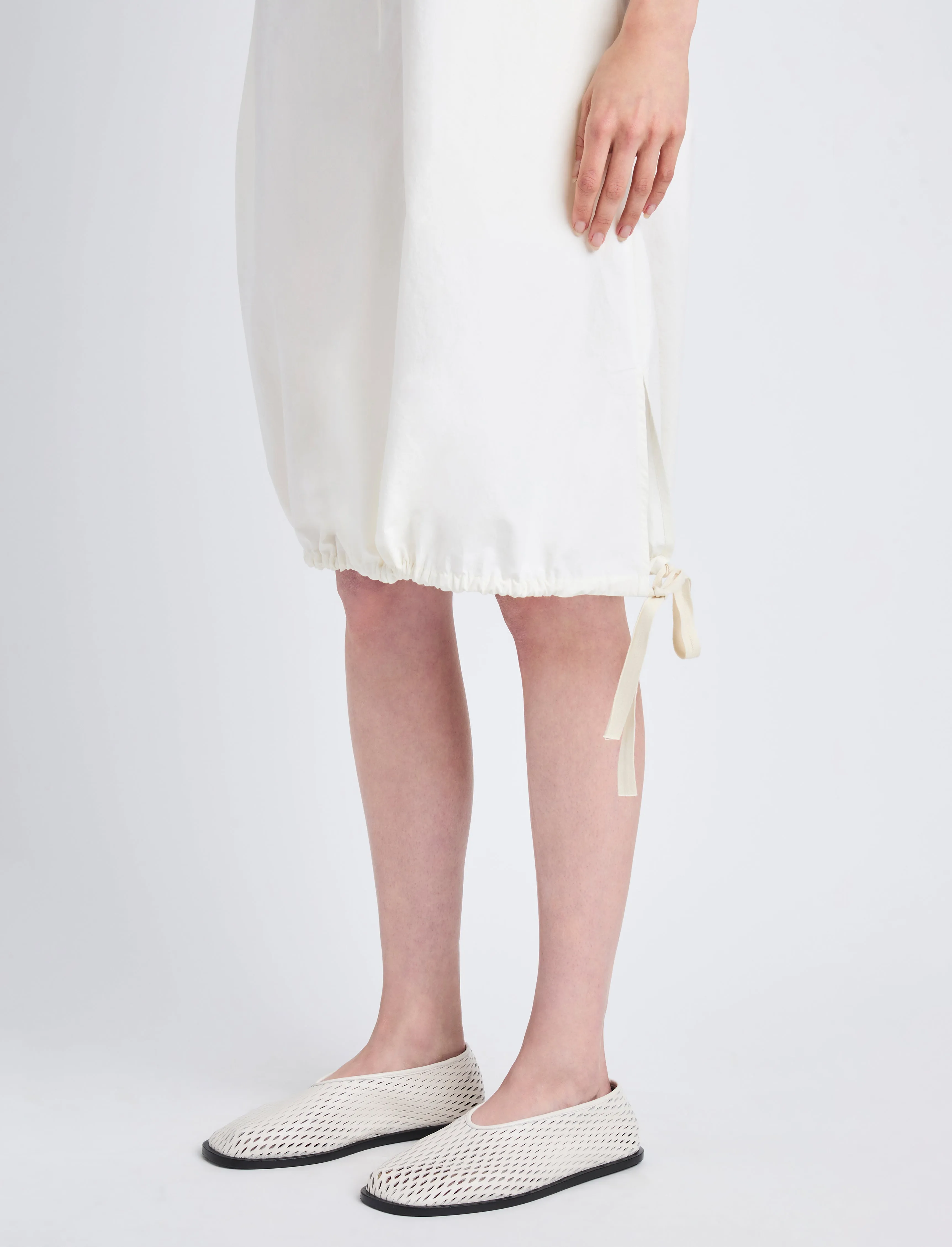 Emilia Dress in Lightweight Crinkle Poplin sold by Proenza Schouler product image thumbnail 5