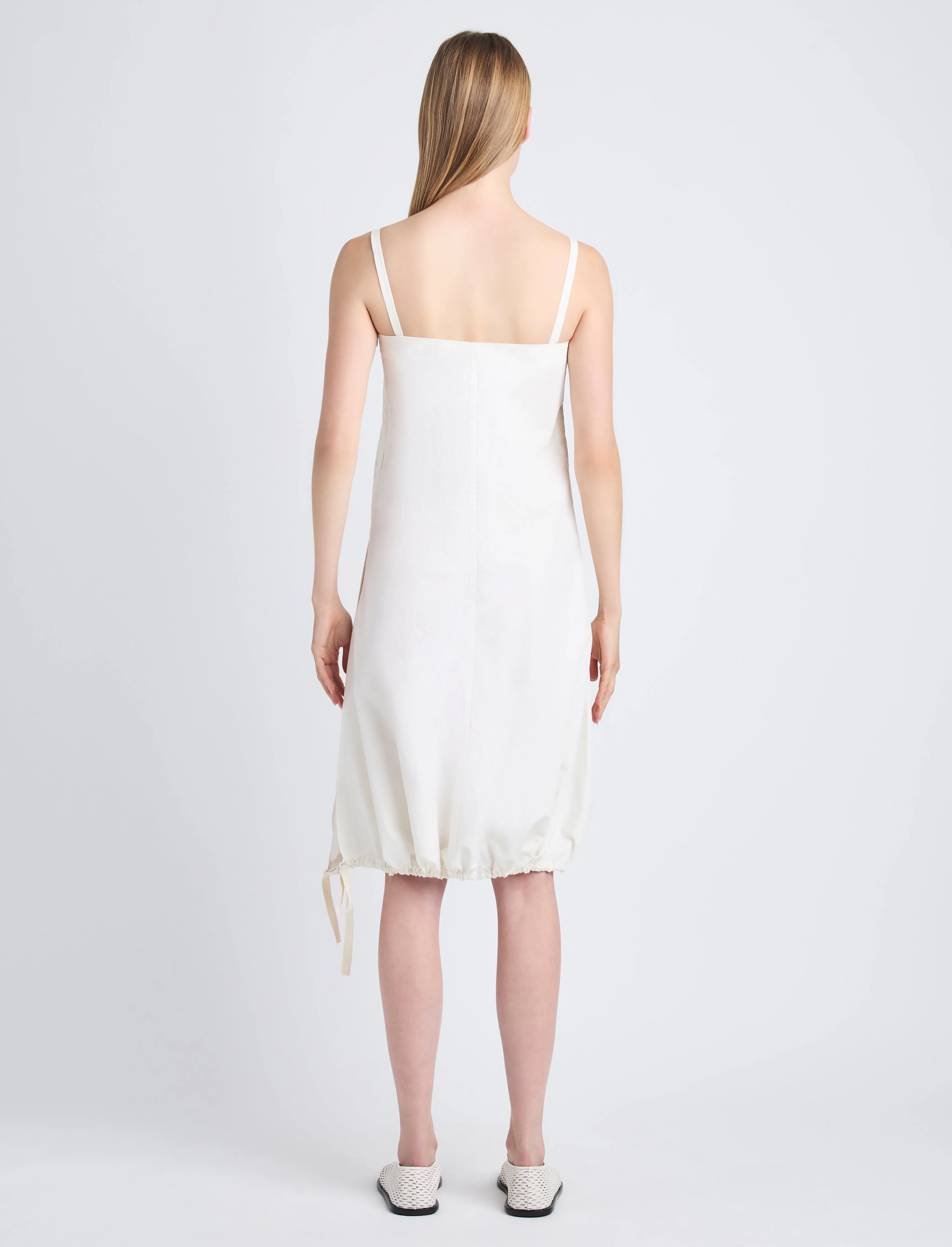 Emilia Dress in Lightweight Crinkle Poplin sold by Proenza Schouler product image thumbnail 4