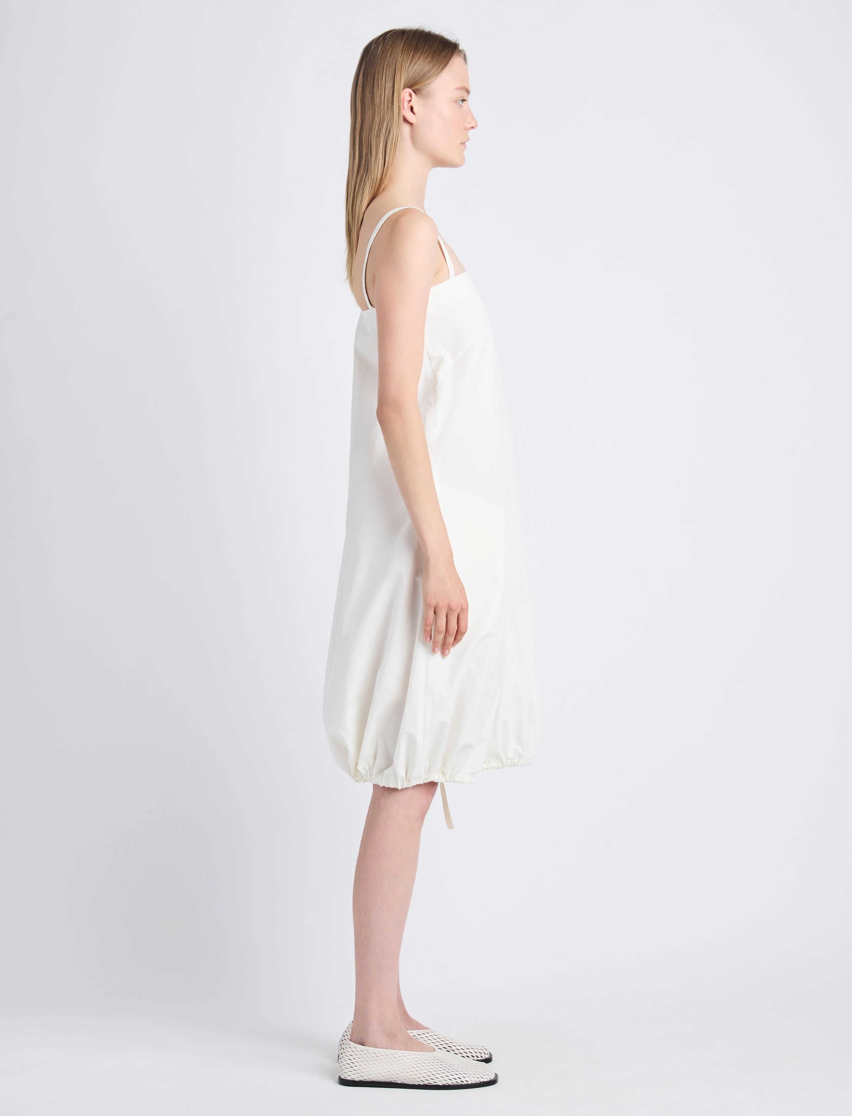 Emilia Dress in Lightweight Crinkle Poplin sold by Proenza Schouler product image thumbnail 3