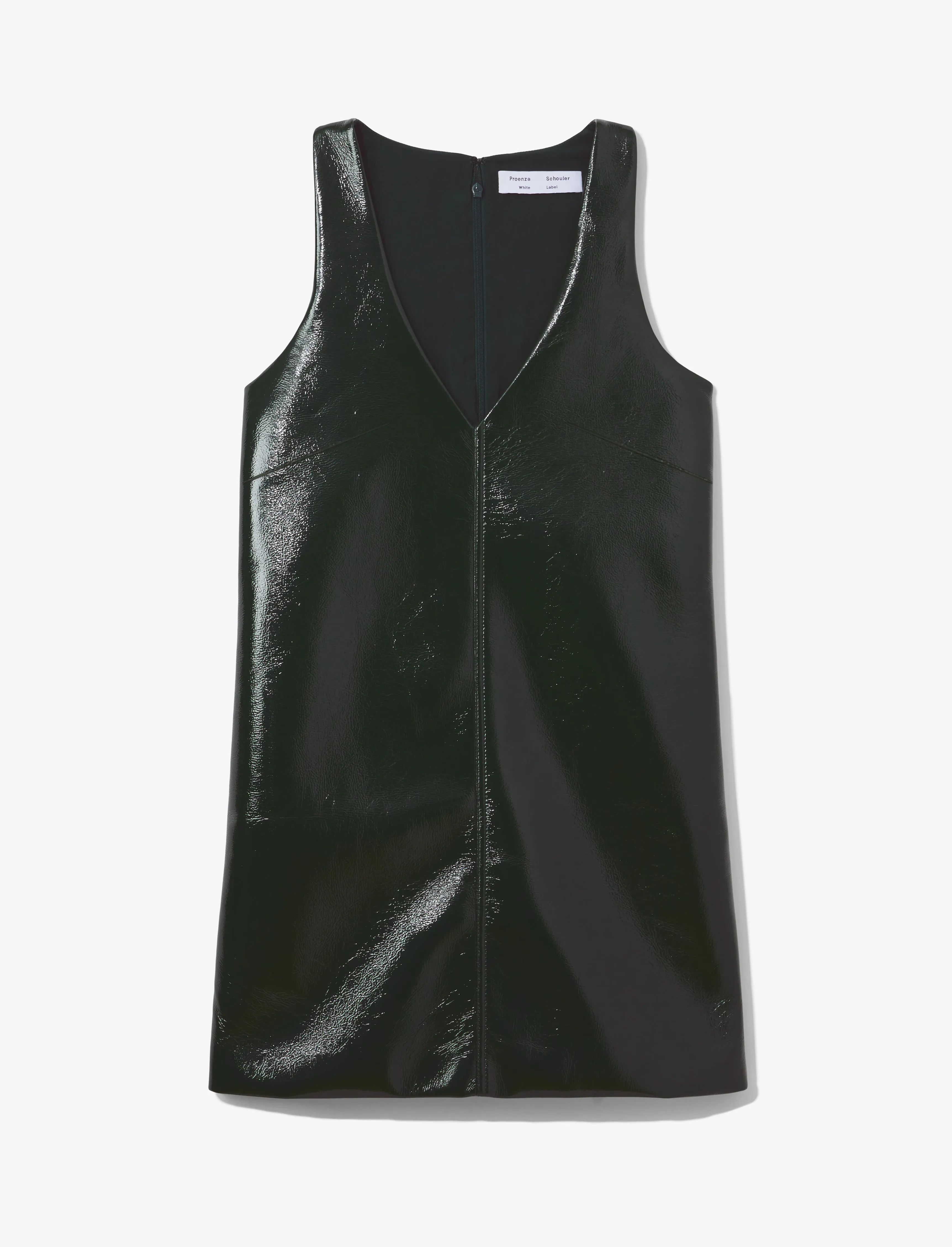 Vinyl V-Neck Shift Dress sold by Proenza Schouler