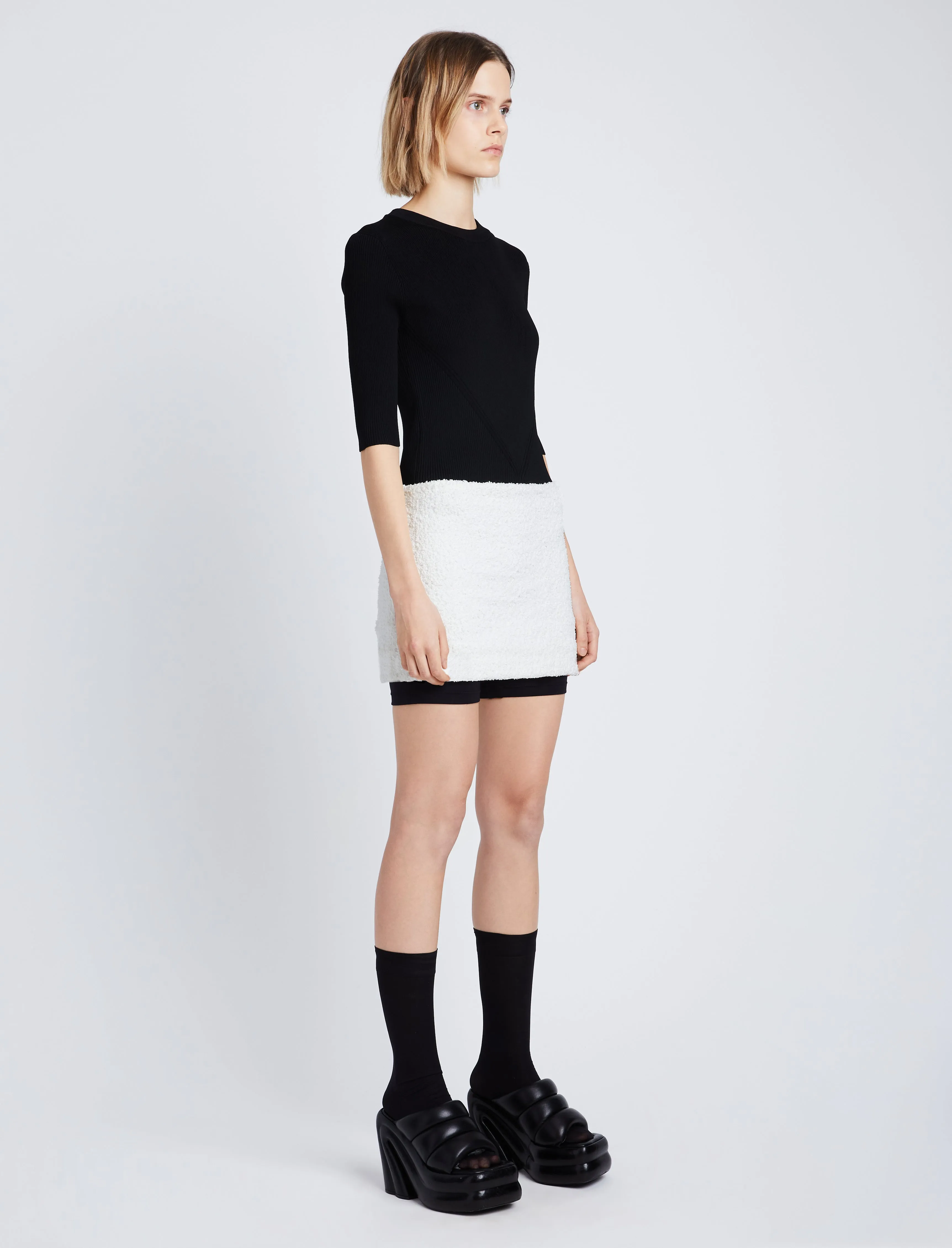 Boucle Tweed Skirt sold by Proenza Schouler product image thumbnail 3