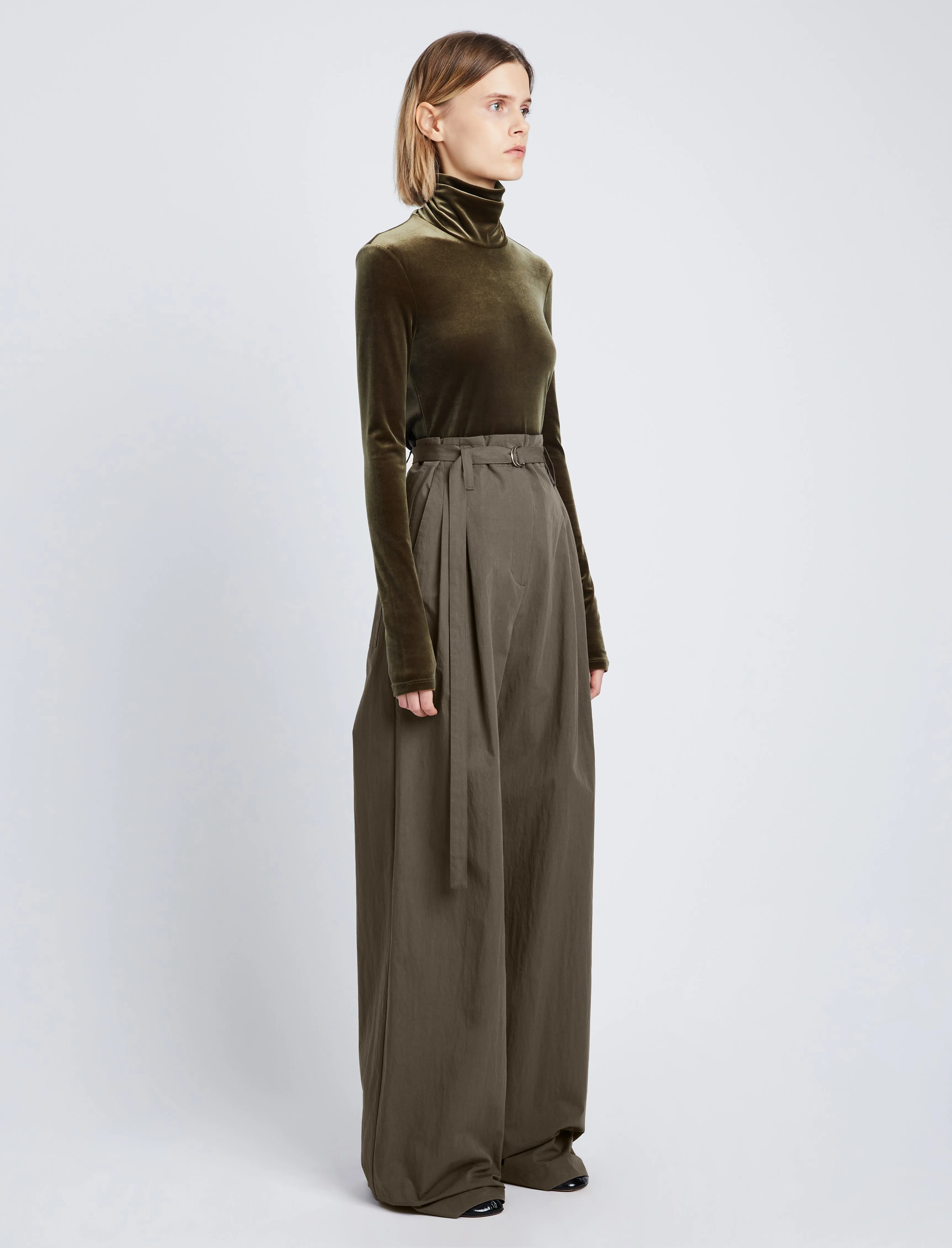 Technical Suiting Wide Leg Trousers sold by Proenza Schouler product image thumbnail 3