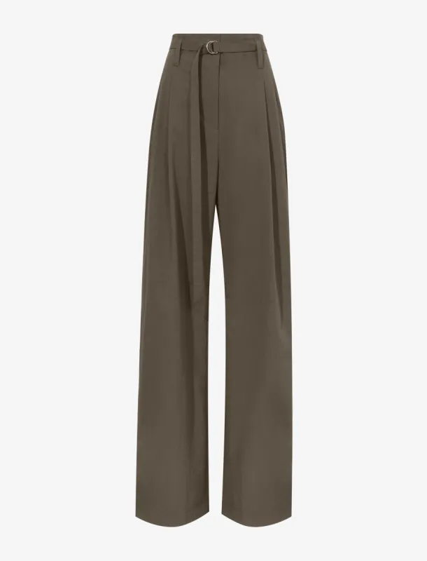 Technical Suiting Wide Leg Trousers sold by Proenza Schouler