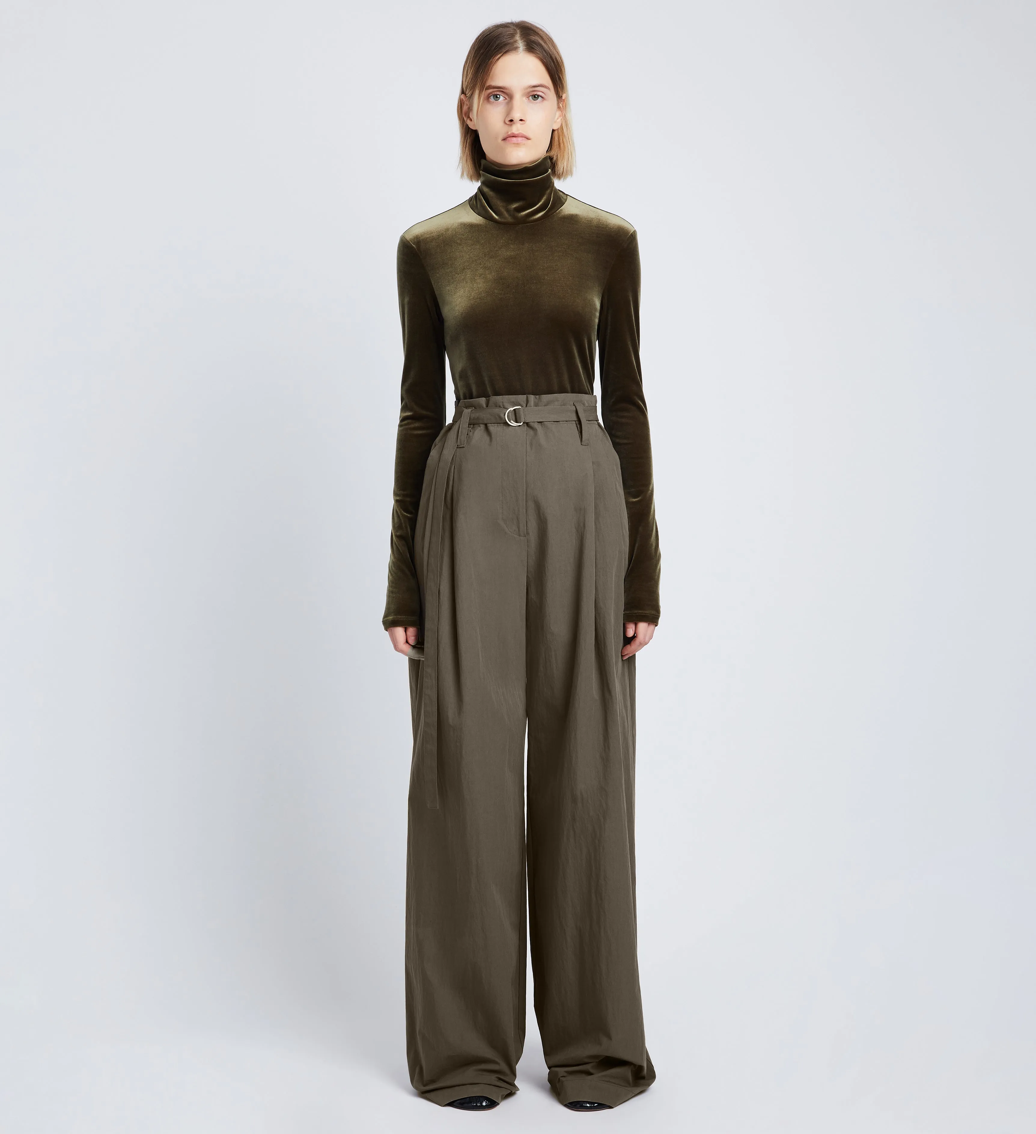 Technical Suiting Wide Leg Trousers sold by Proenza Schouler product image thumbnail 2