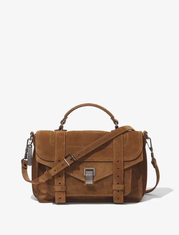PS1 Medium Bag in Suede sold by Proenza Schouler
