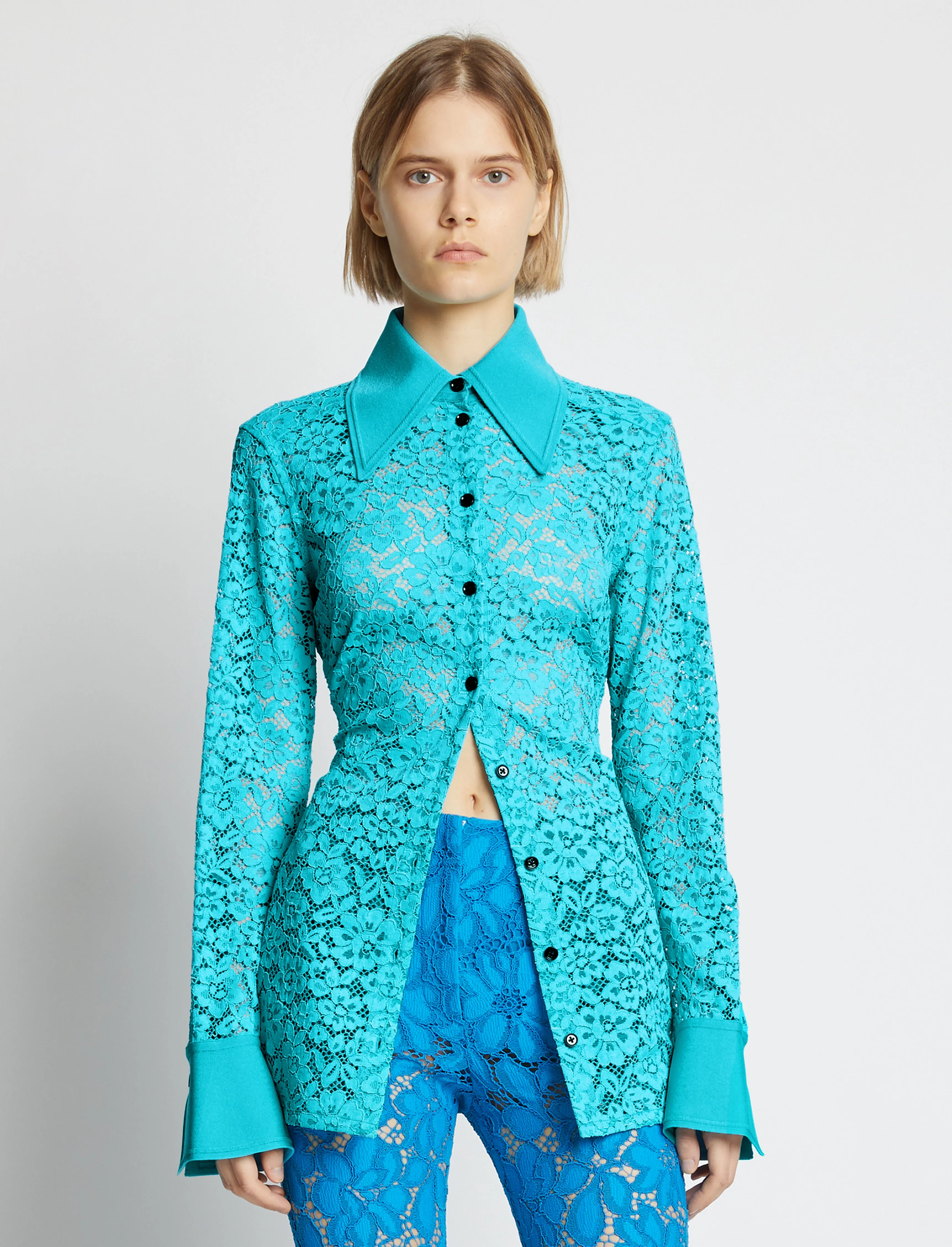 Stretch Lace Shirt sold by Proenza Schouler product image thumbnail 2