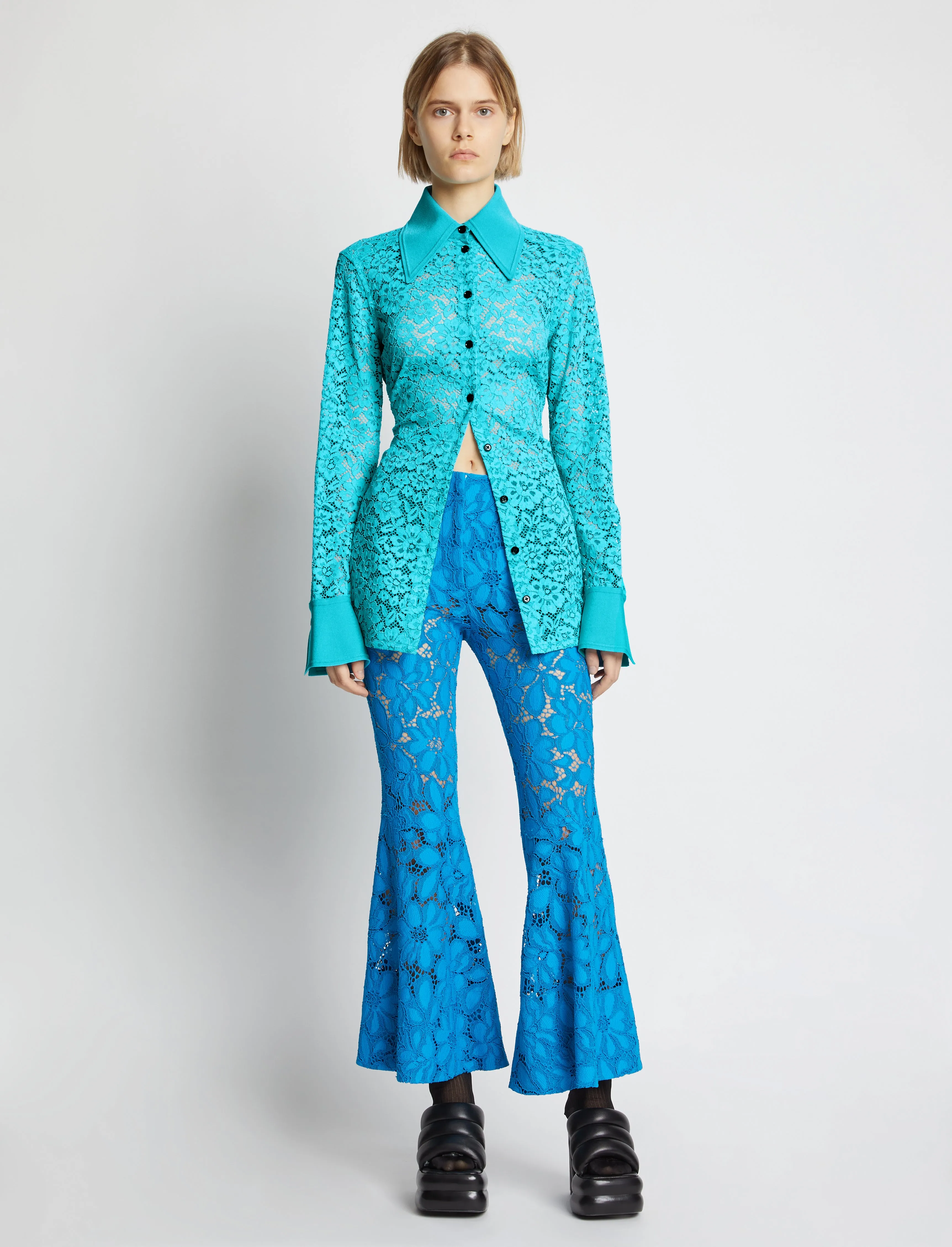 Stretch Lace Shirt sold by Proenza Schouler product image thumbnail 3
