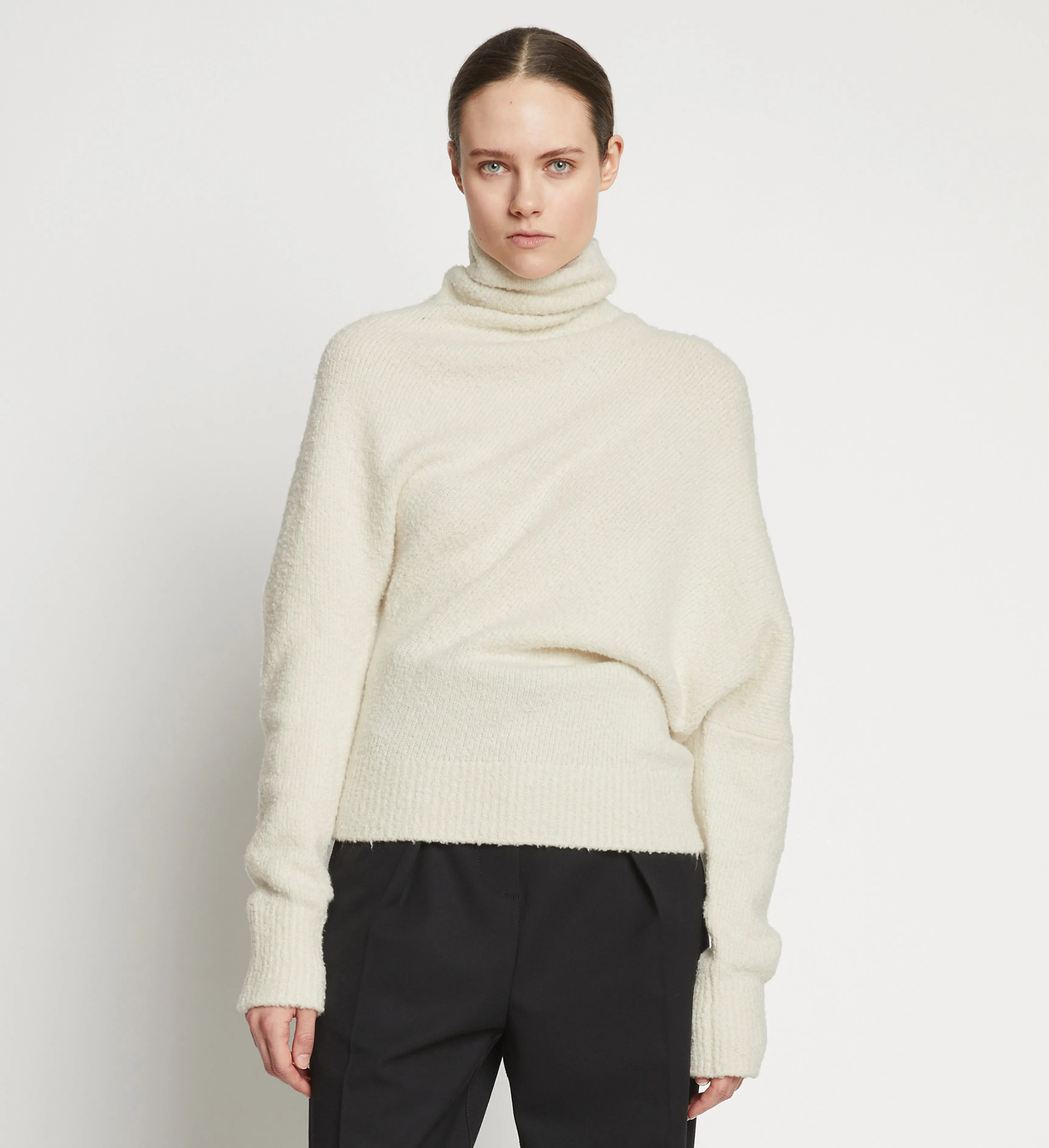 Fuzzy Boucle Twisted Sweater sold by Proenza Schouler product image thumbnail 2