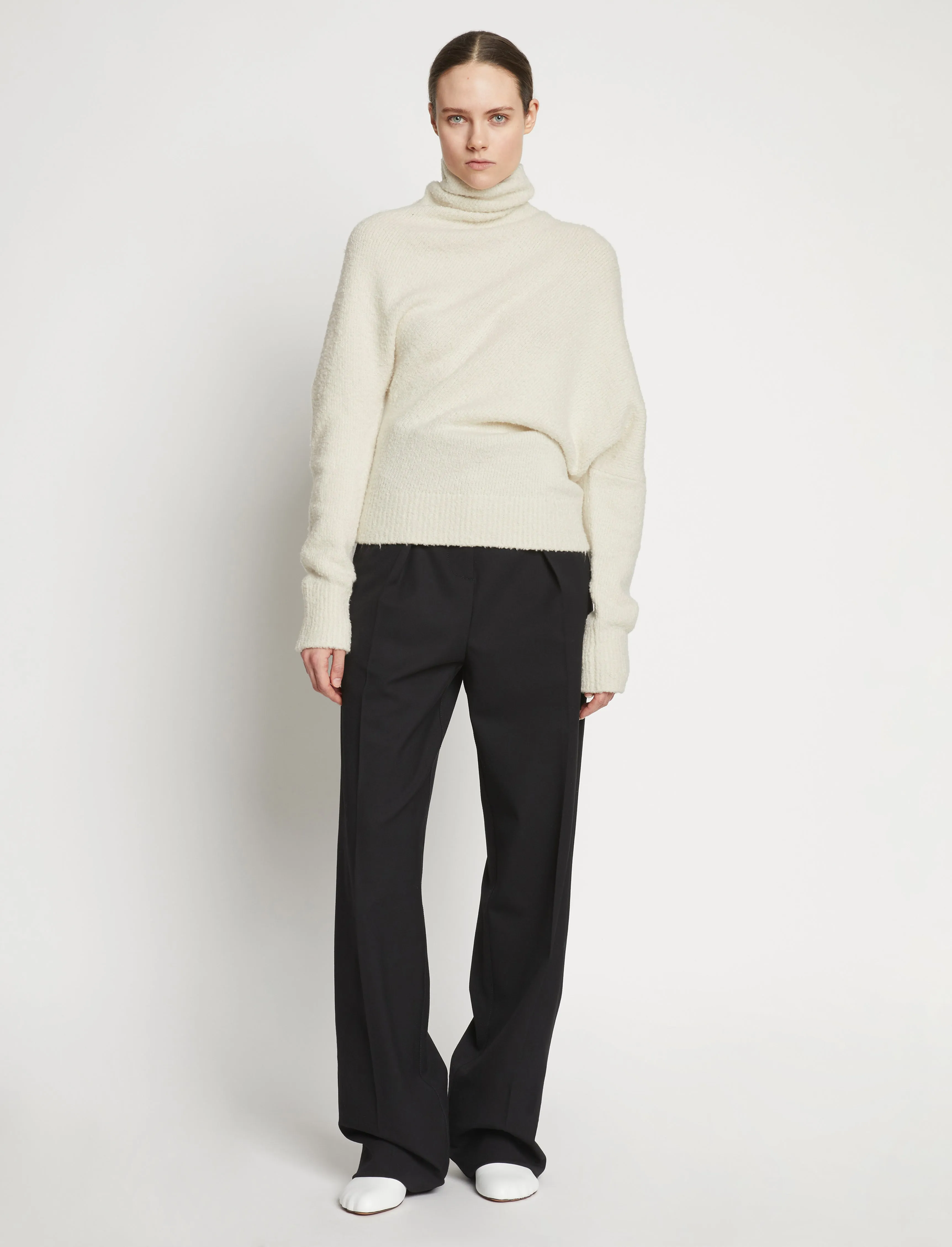 Fuzzy Boucle Twisted Sweater sold by Proenza Schouler product image thumbnail 3