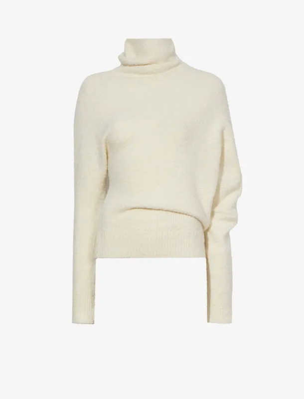 Fuzzy Boucle Twisted Sweater sold by Proenza Schouler