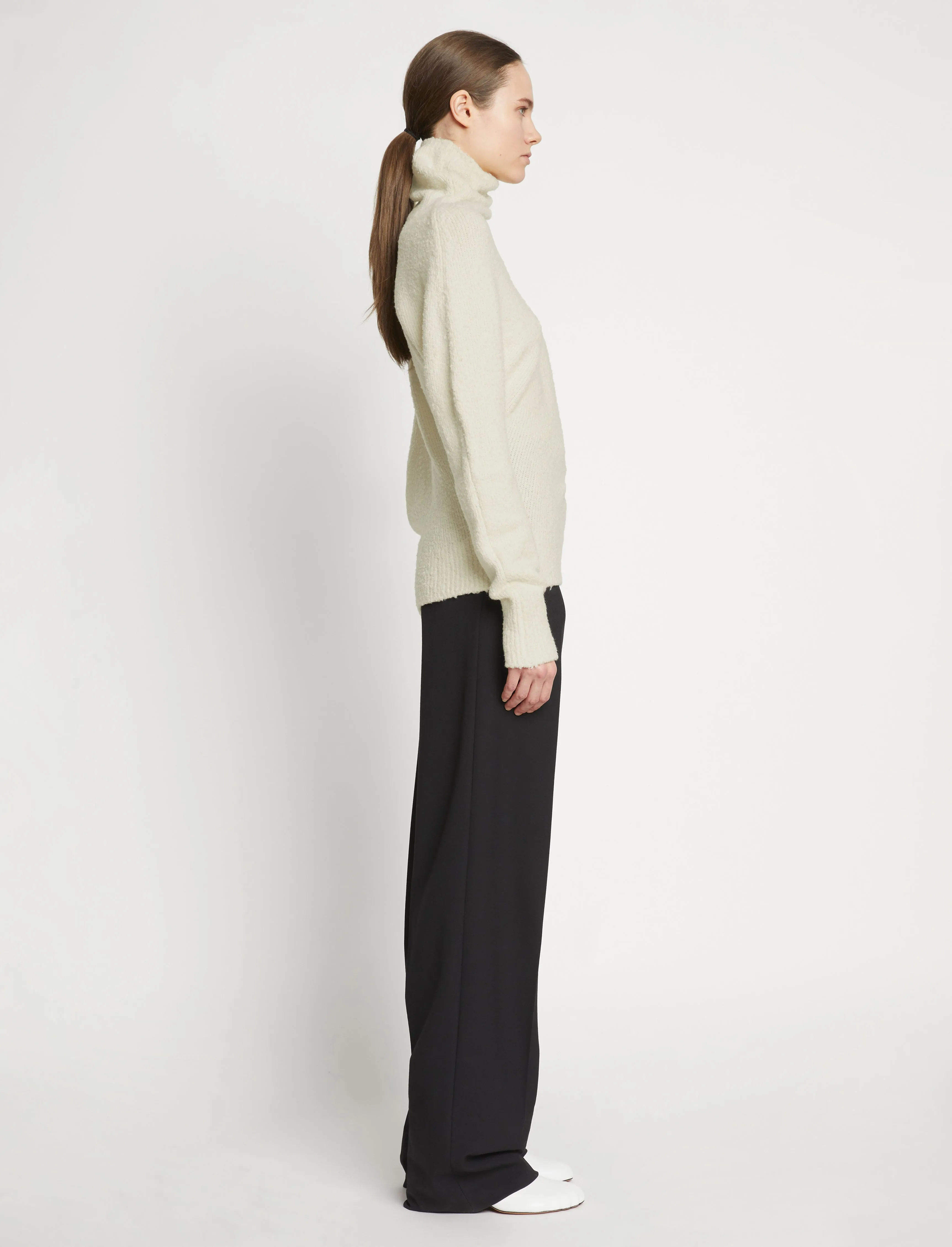 Fuzzy Boucle Twisted Sweater sold by Proenza Schouler product image thumbnail 4