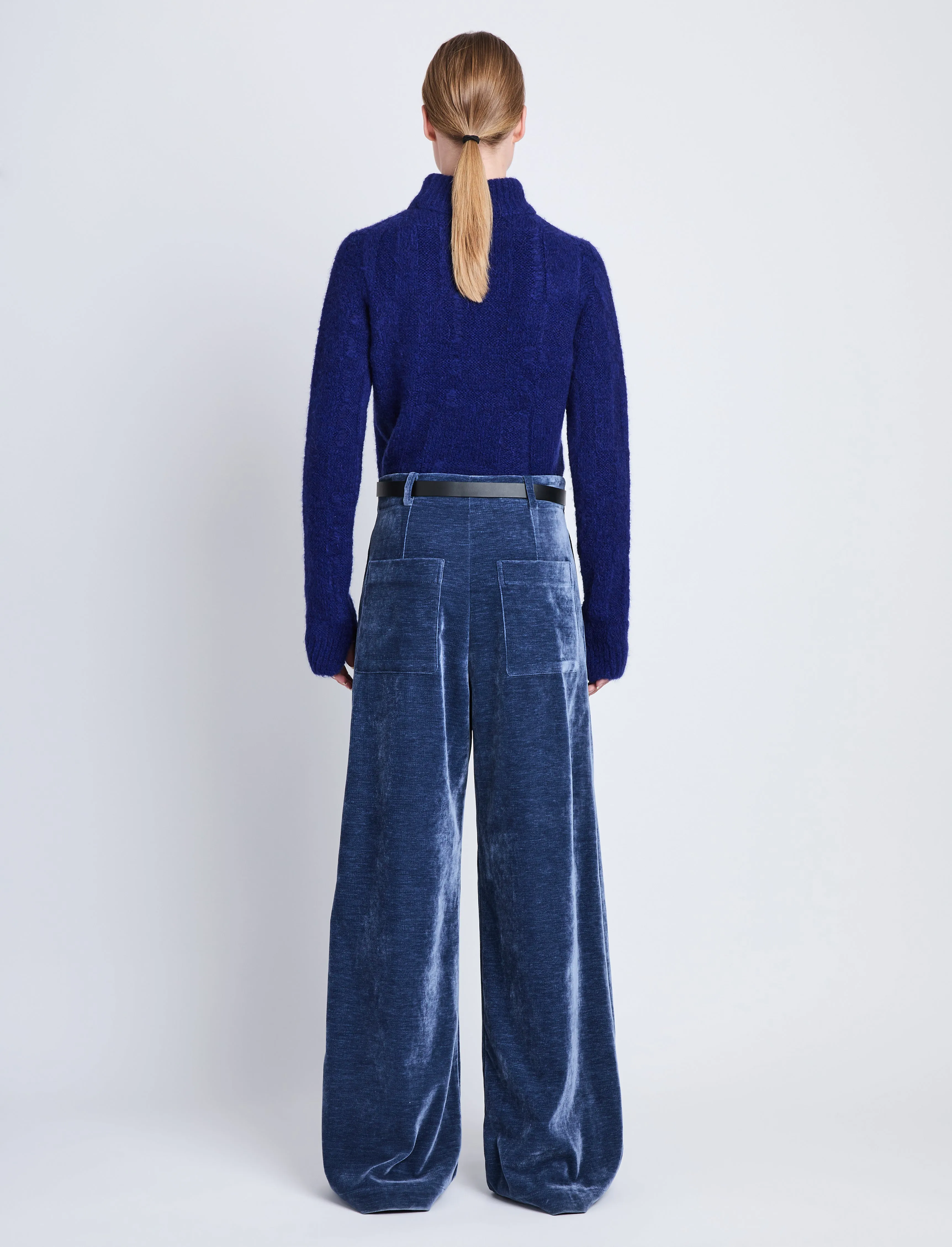 Aria Pant in Chenille Suiting sold by Proenza Schouler product image thumbnail 4