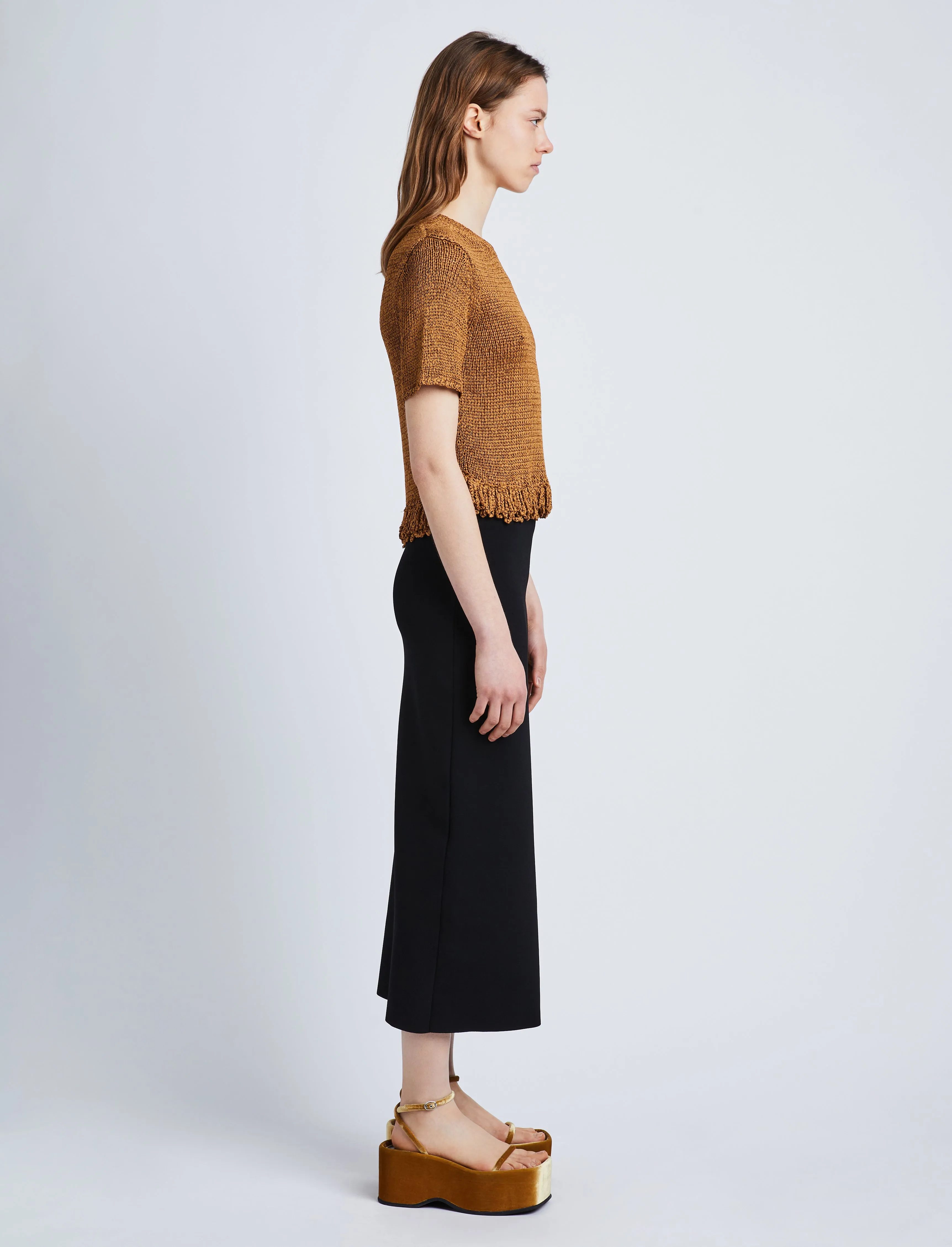 Ribbon Crochet Fringe Top sold by Proenza Schouler product image thumbnail 4