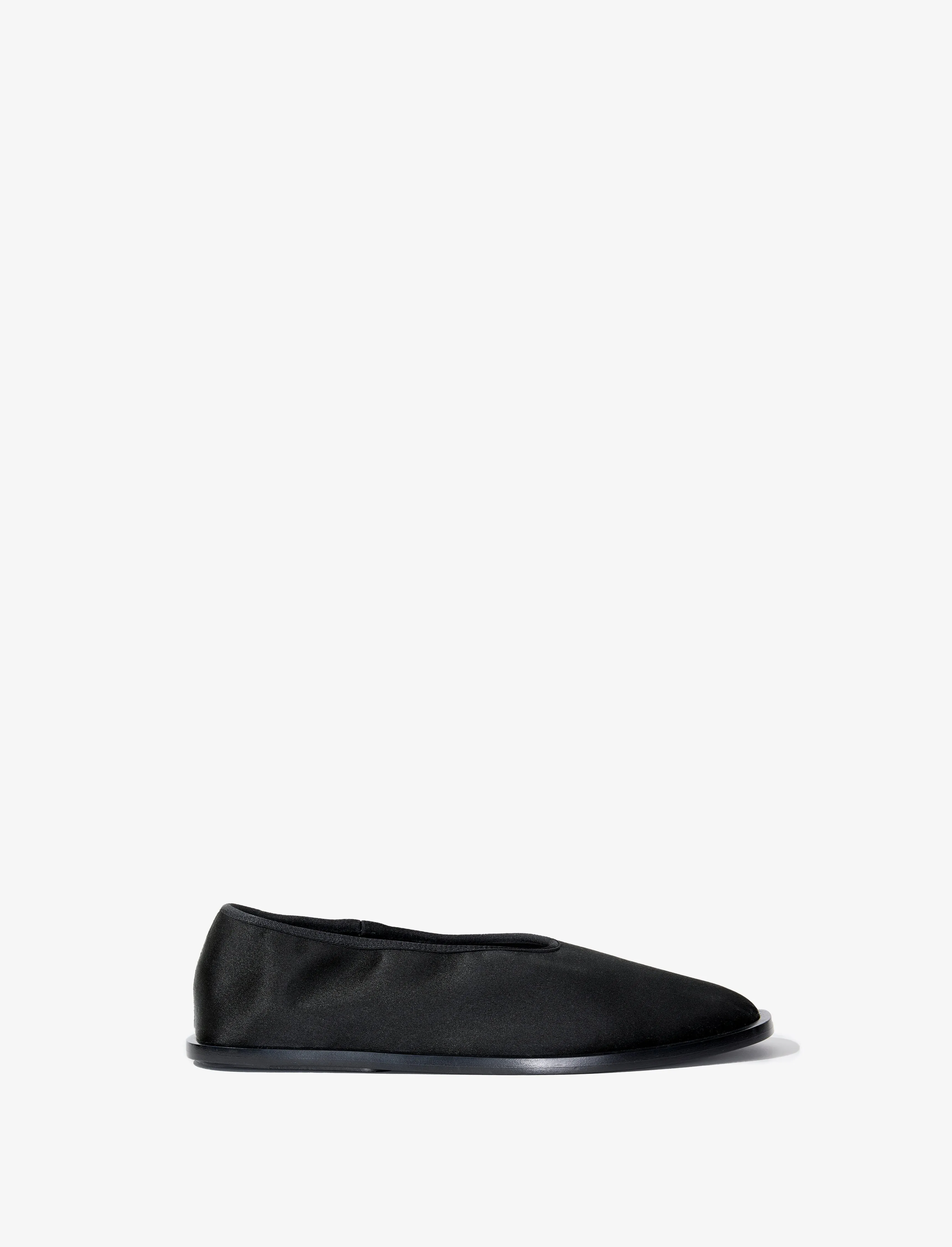 Soft Square Slippers in Satin sold by Proenza Schouler