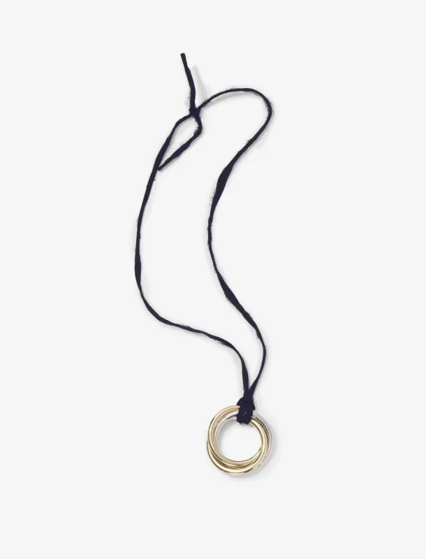 3-Ring Pendant Necklace made by Proenza Schouler