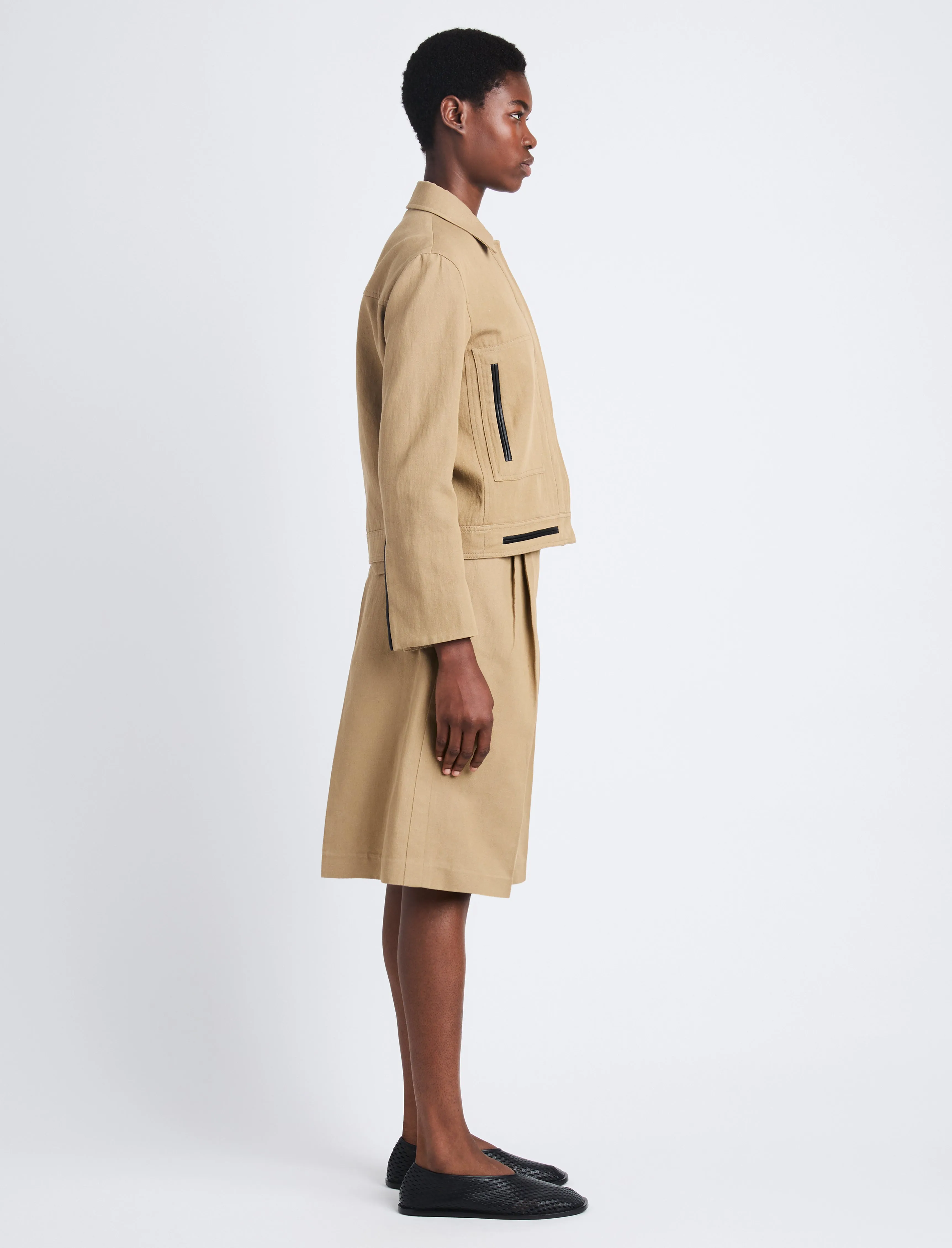 Wiley Jacket in Cotton Linen sold by Proenza Schouler product image thumbnail 4