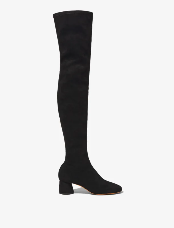 Glove Stretch Over The Knee Boots in Faux Suede sold by Proenza Schouler