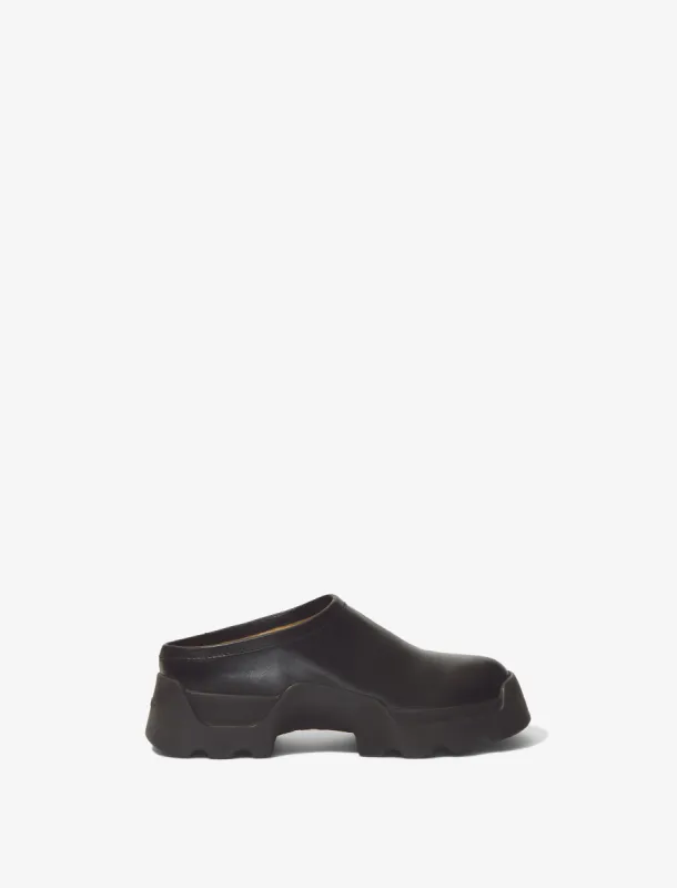 Proenza Schouler Spike Mules in Tulle Mesh - Birch | Parallel