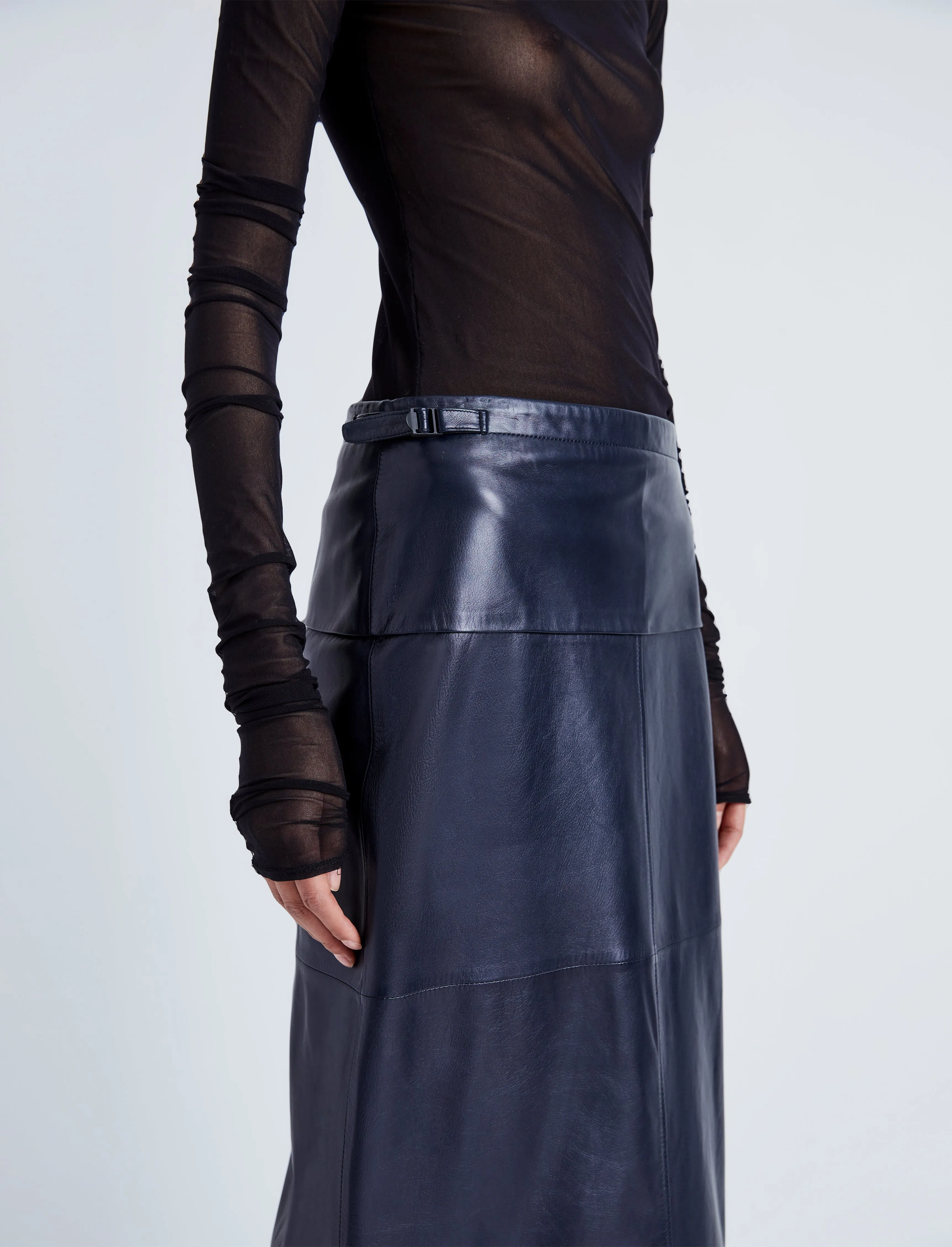 Adriana Skirt in Paper Leather sold by Proenza Schouler product image thumbnail 5