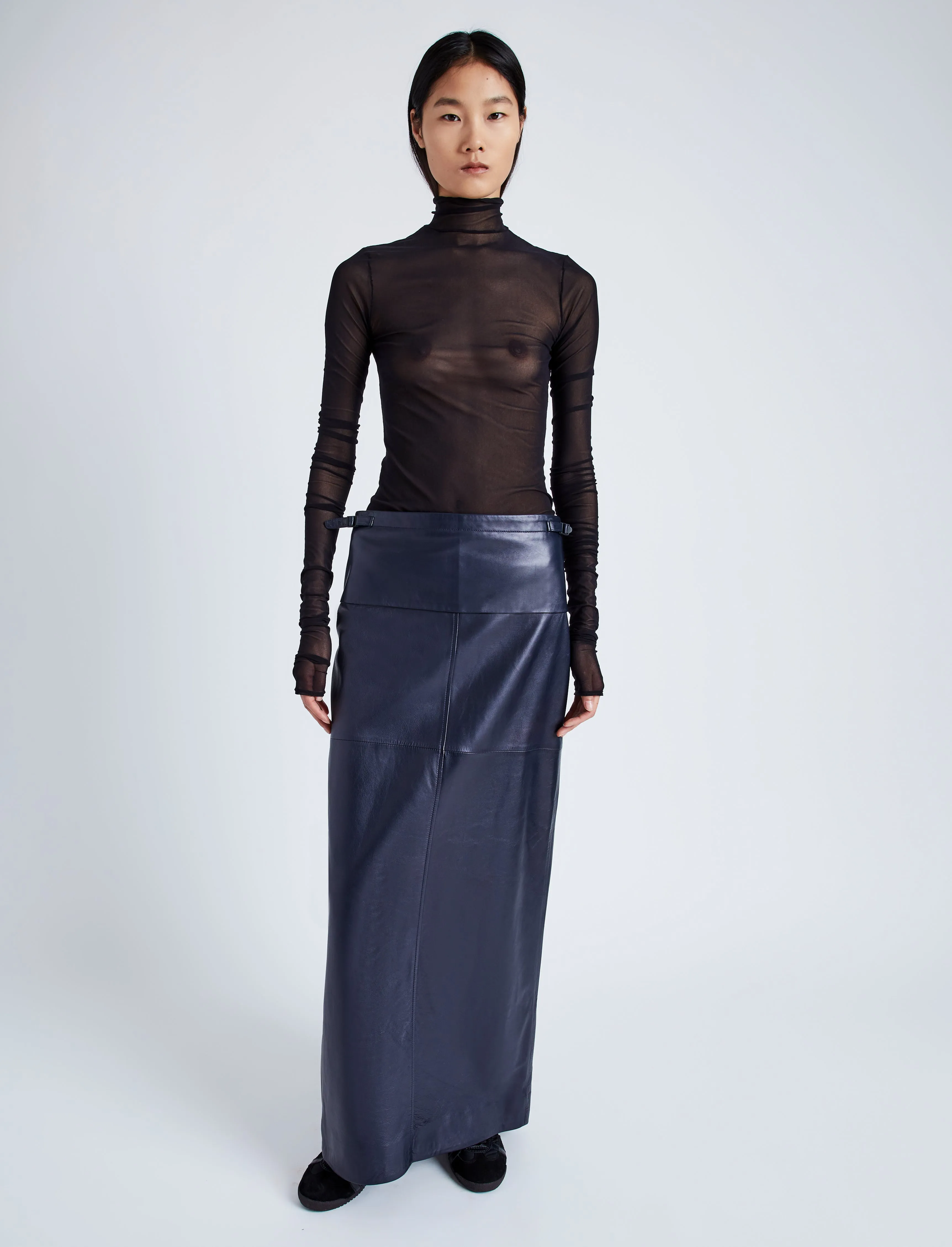 Adriana Skirt in Paper Leather sold by Proenza Schouler product image thumbnail 2