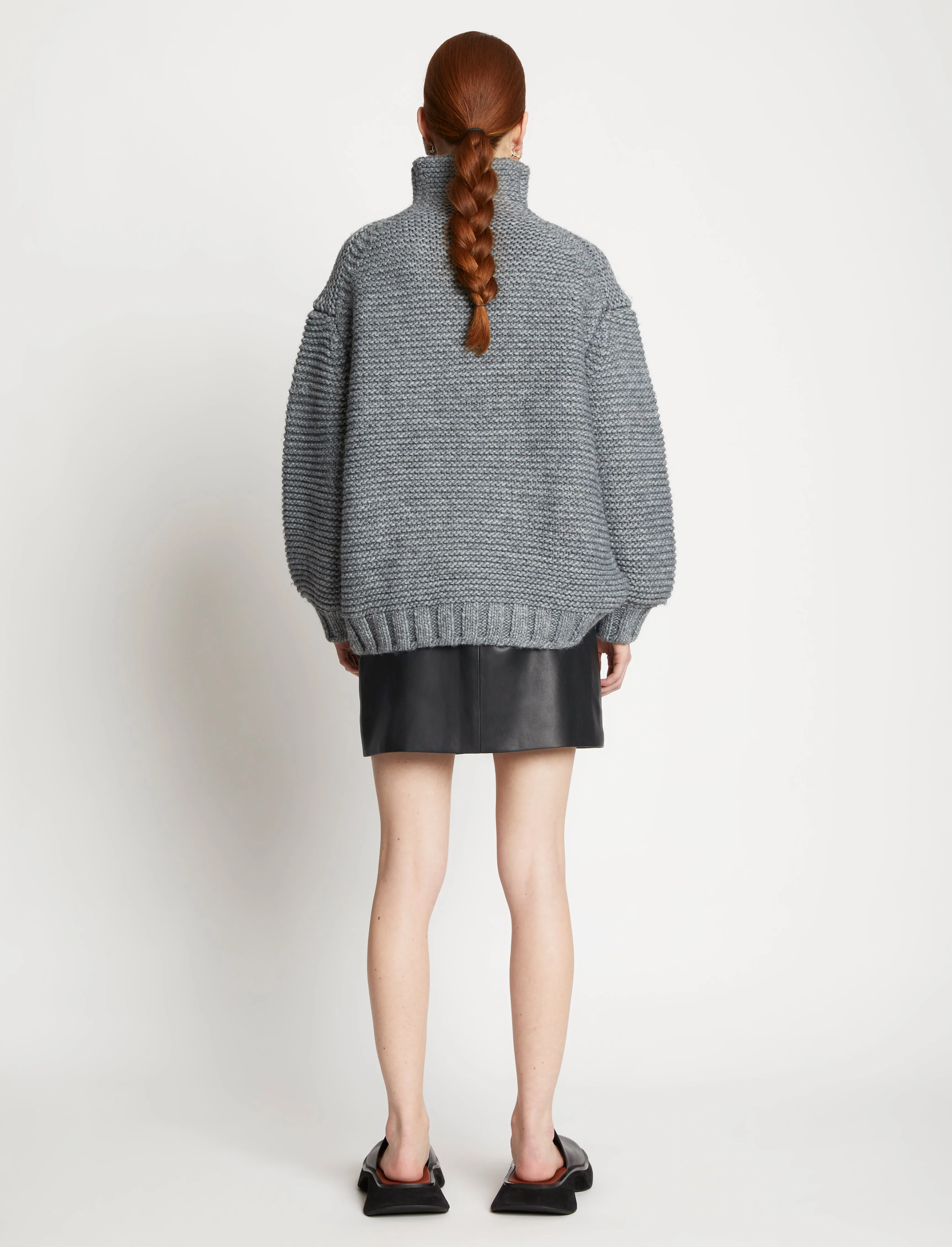 Faux Leather Mini Skirt sold by Proenza Schouler product image thumbnail 4