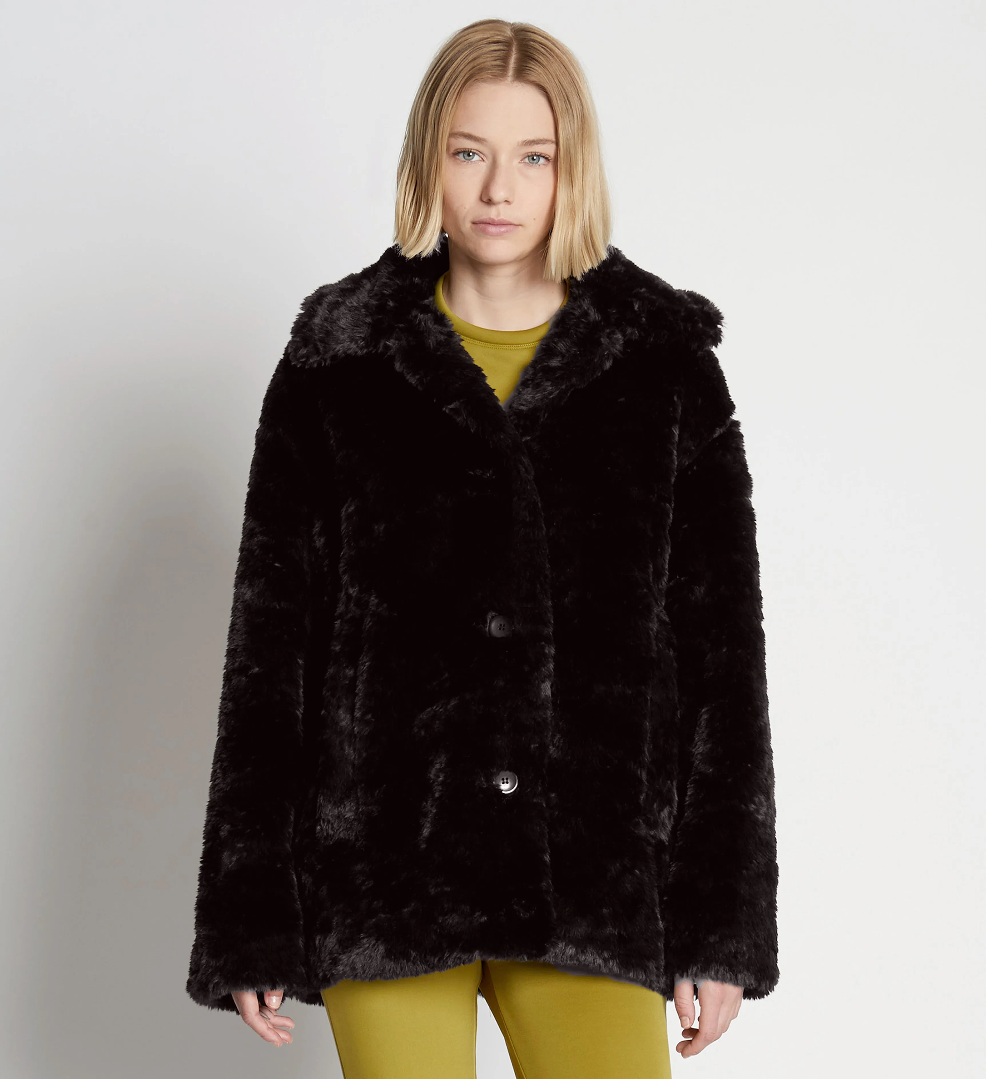 Faux Rabbit Peacoat sold by Proenza Schouler product image thumbnail 2