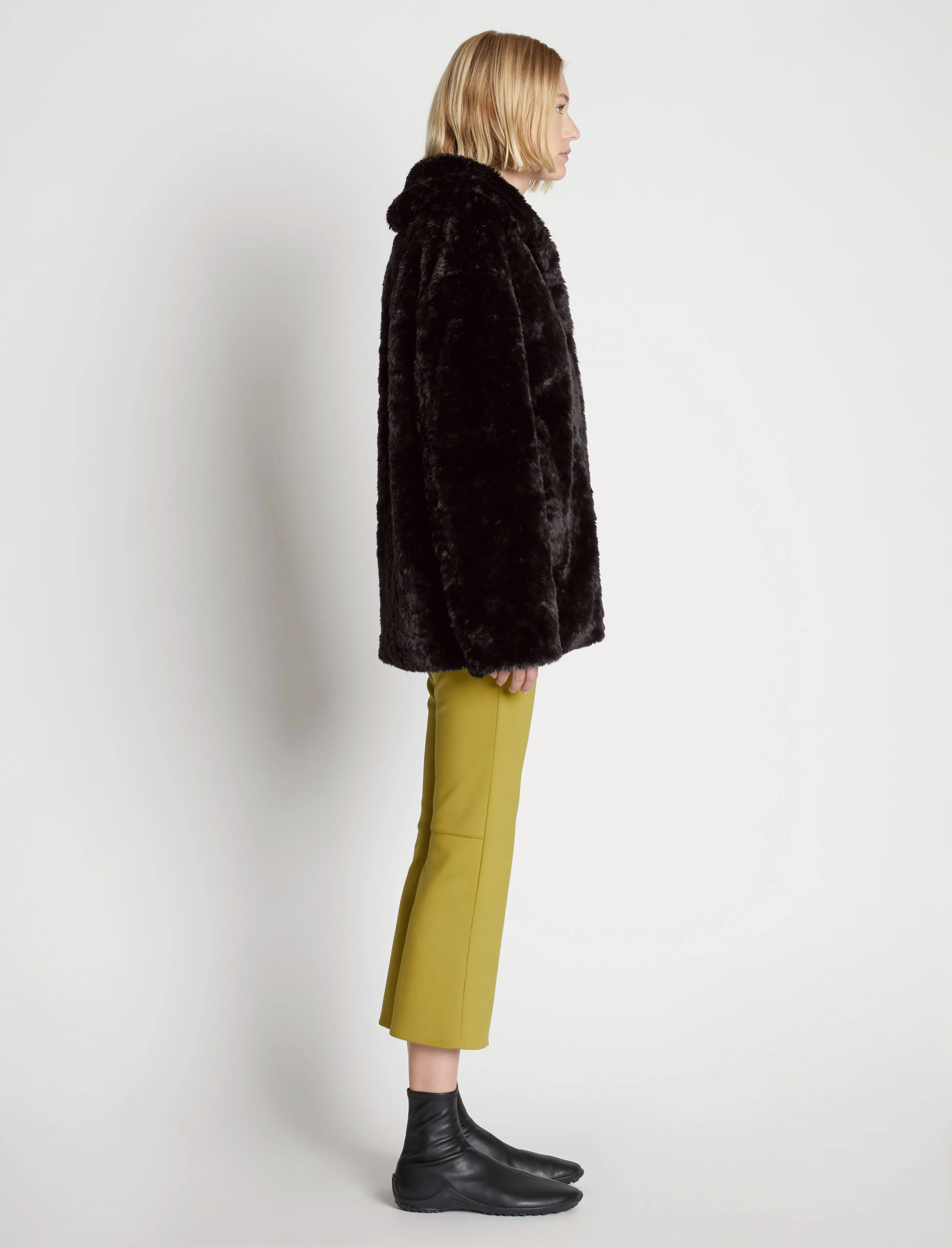 Faux Rabbit Peacoat sold by Proenza Schouler product image thumbnail 4