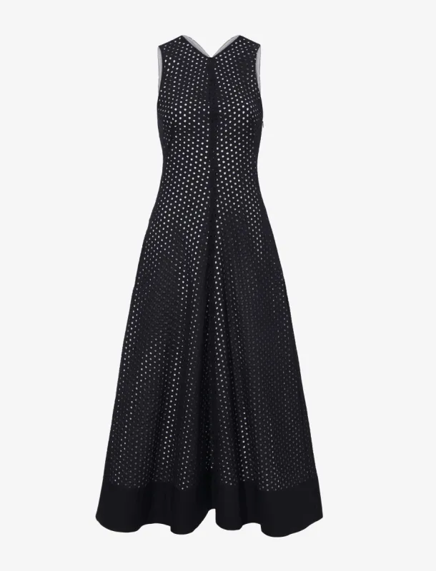 Juno Dress in Broderie Anglaise sold by Proenza Schouler