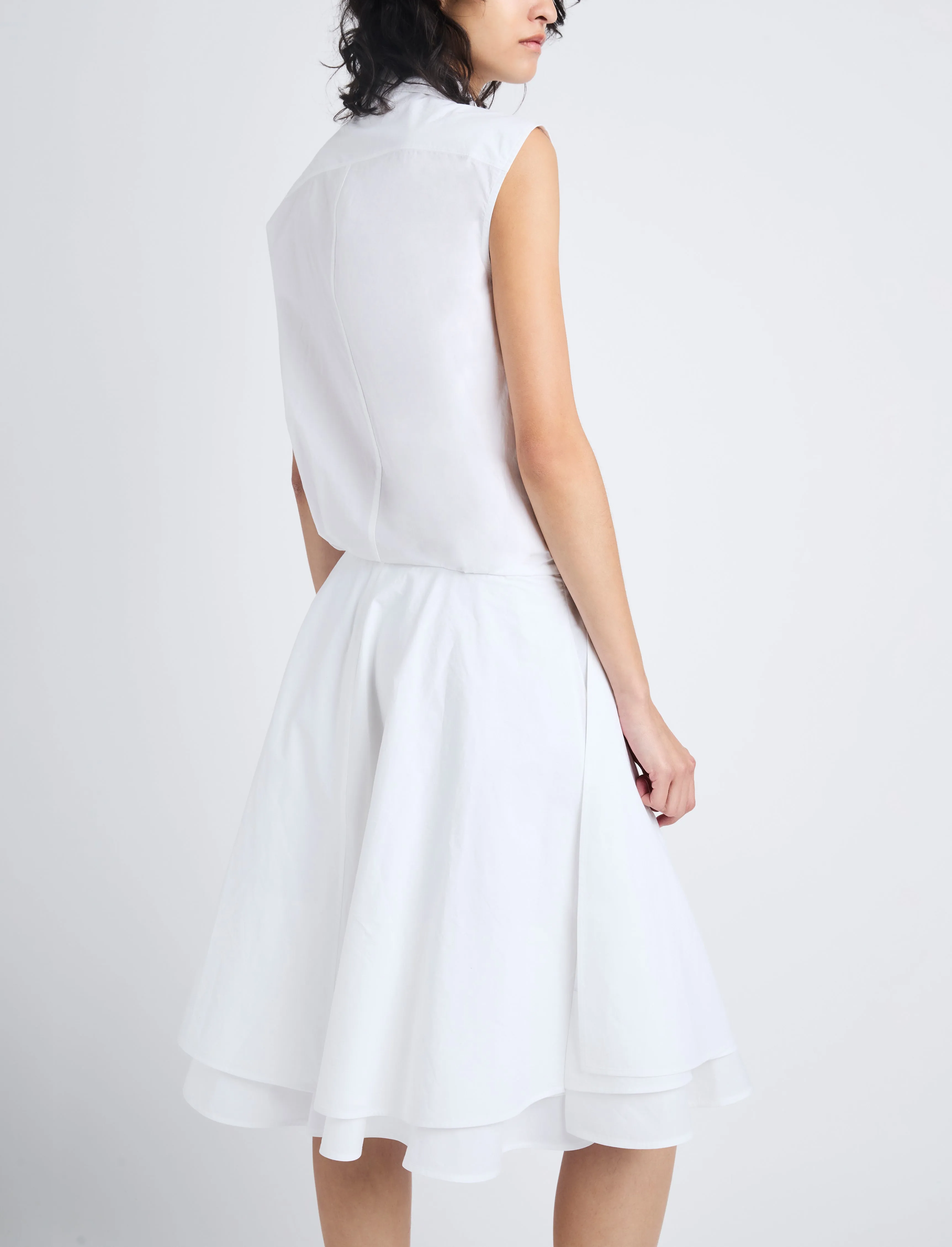 Cindy Dress in Washed Cotton Poplin sold by Proenza Schouler product image thumbnail 5