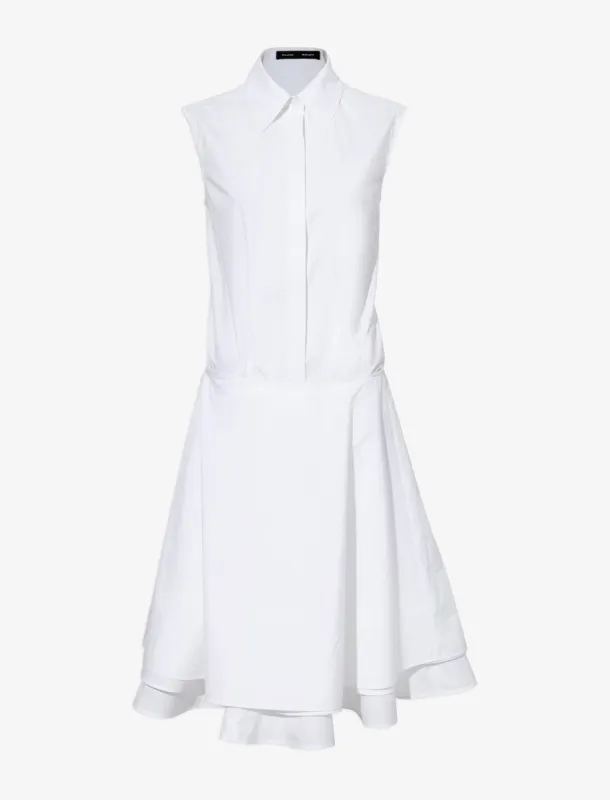 Cindy Dress in Washed Cotton Poplin sold by Proenza Schouler