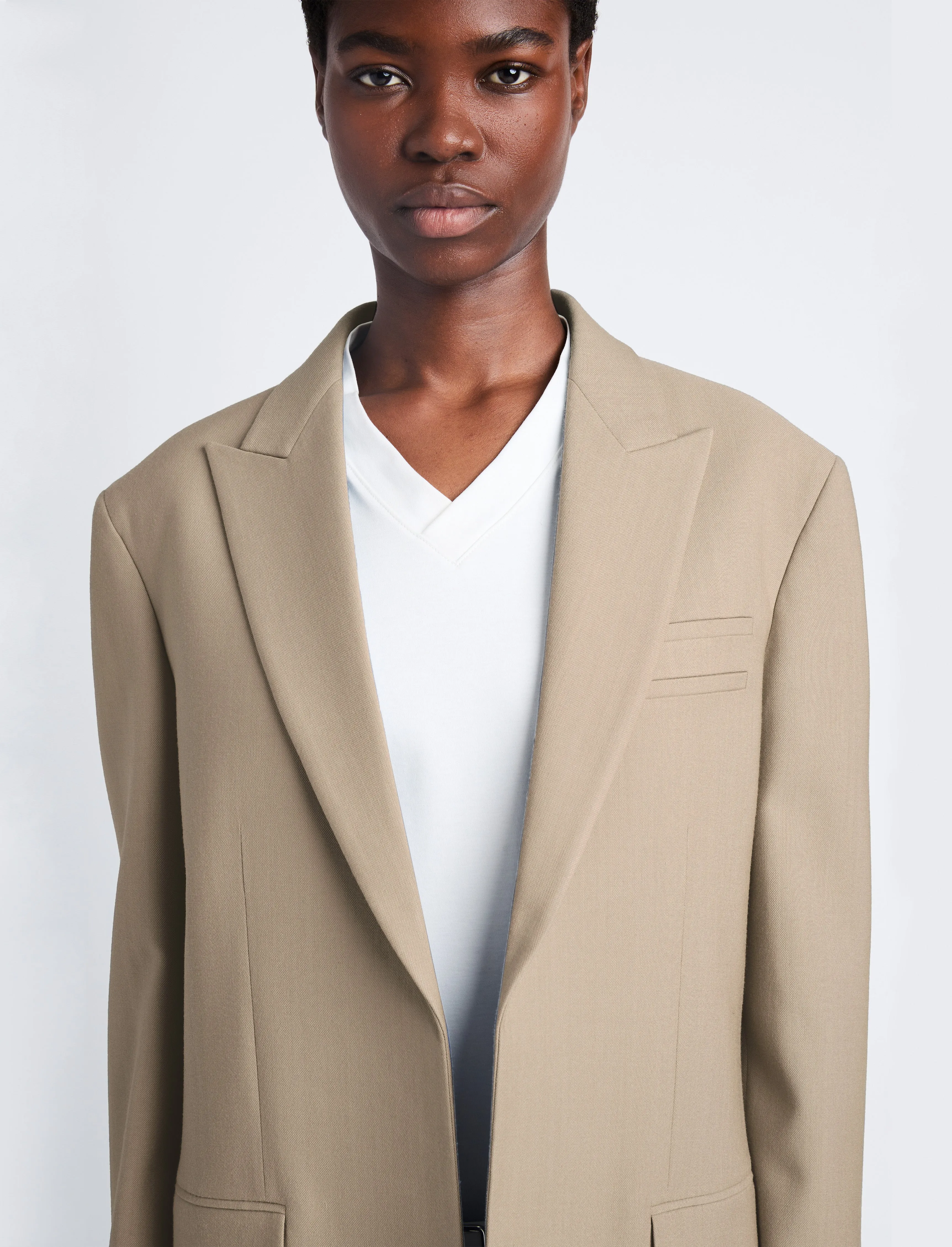 Devon Jacket in Viscose Wool sold by Proenza Schouler product image thumbnail 5