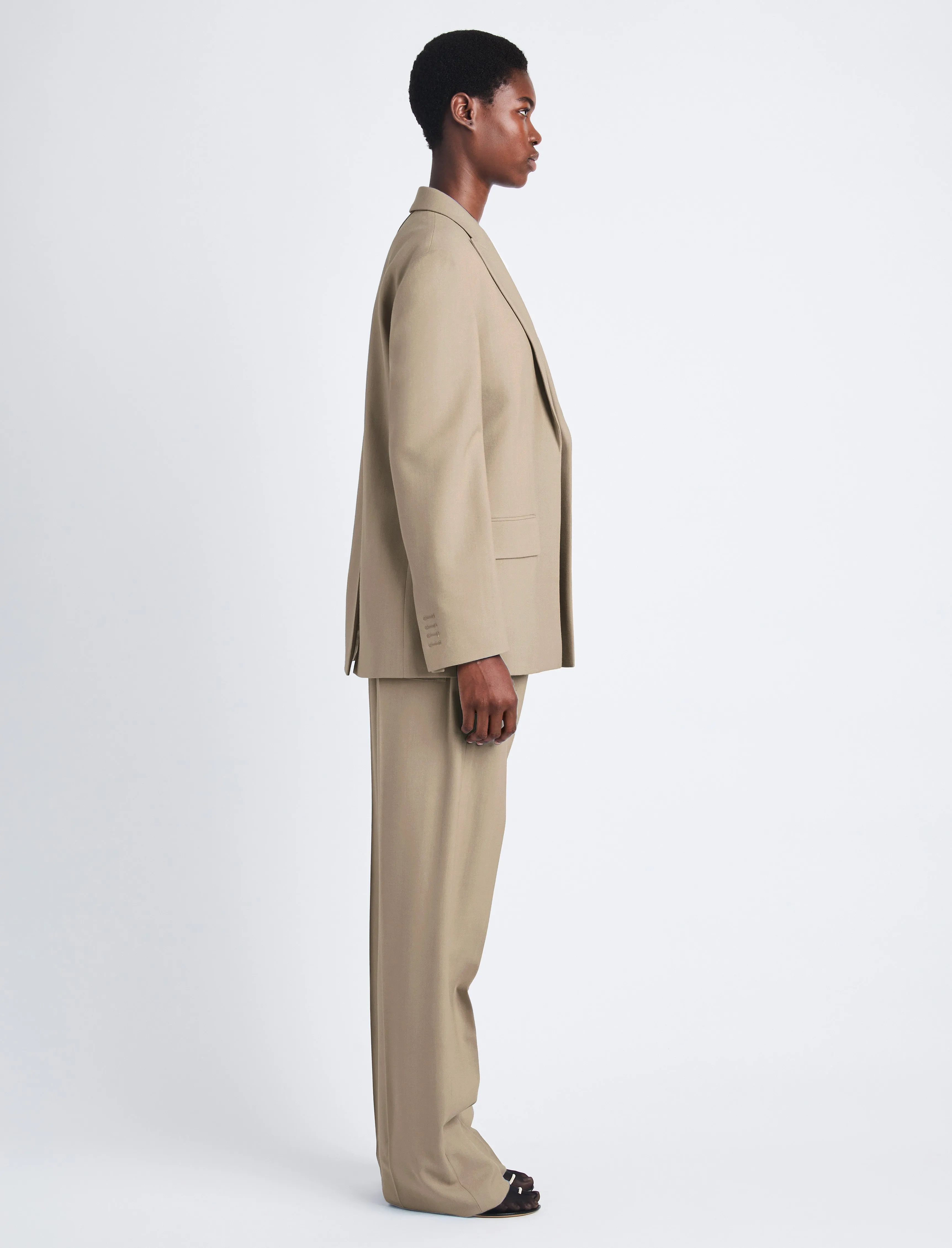 Devon Jacket in Viscose Wool sold by Proenza Schouler product image thumbnail 3