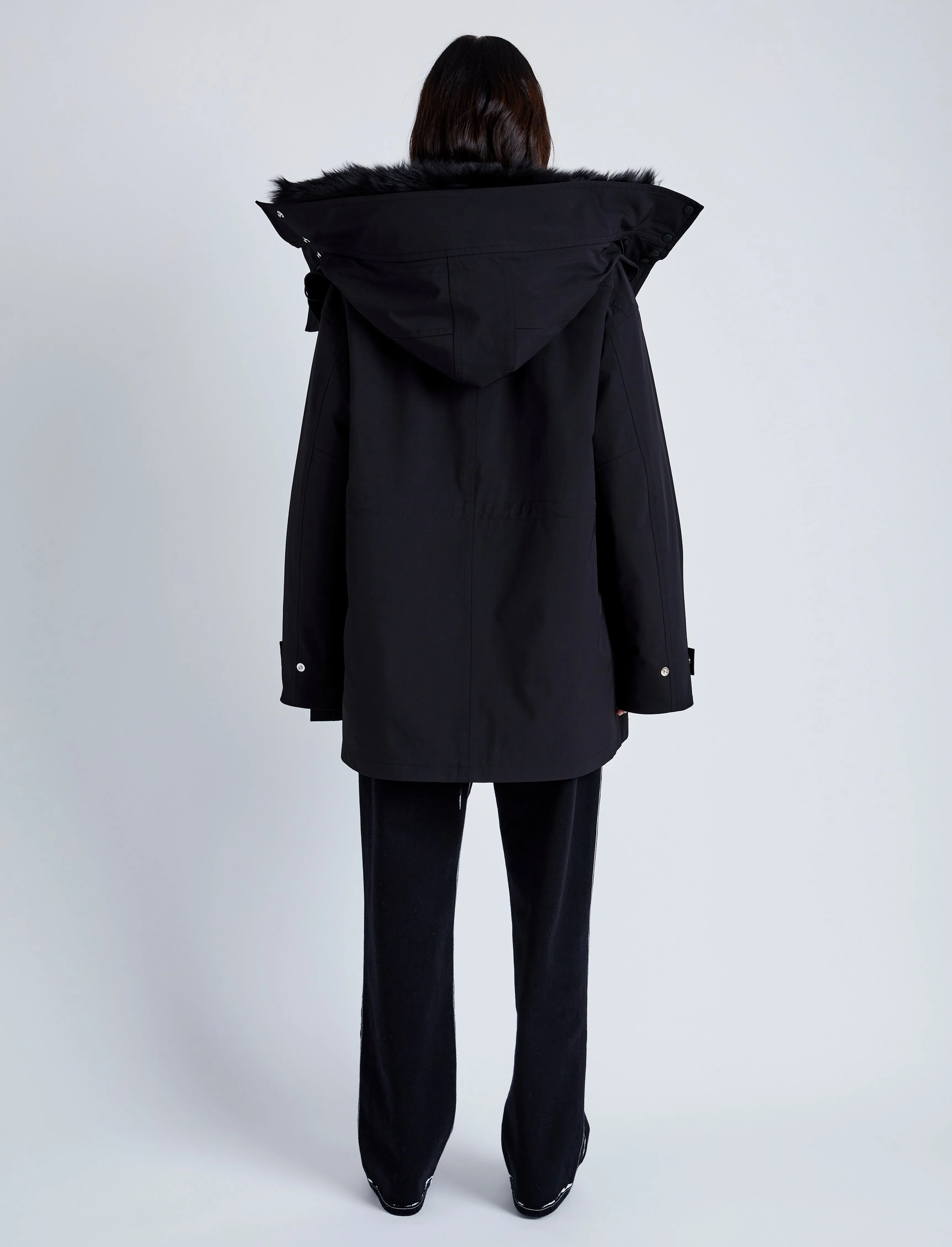 Wilder Coat in Stretch Nylon with Shearling sold by Proenza Schouler product image thumbnail 5