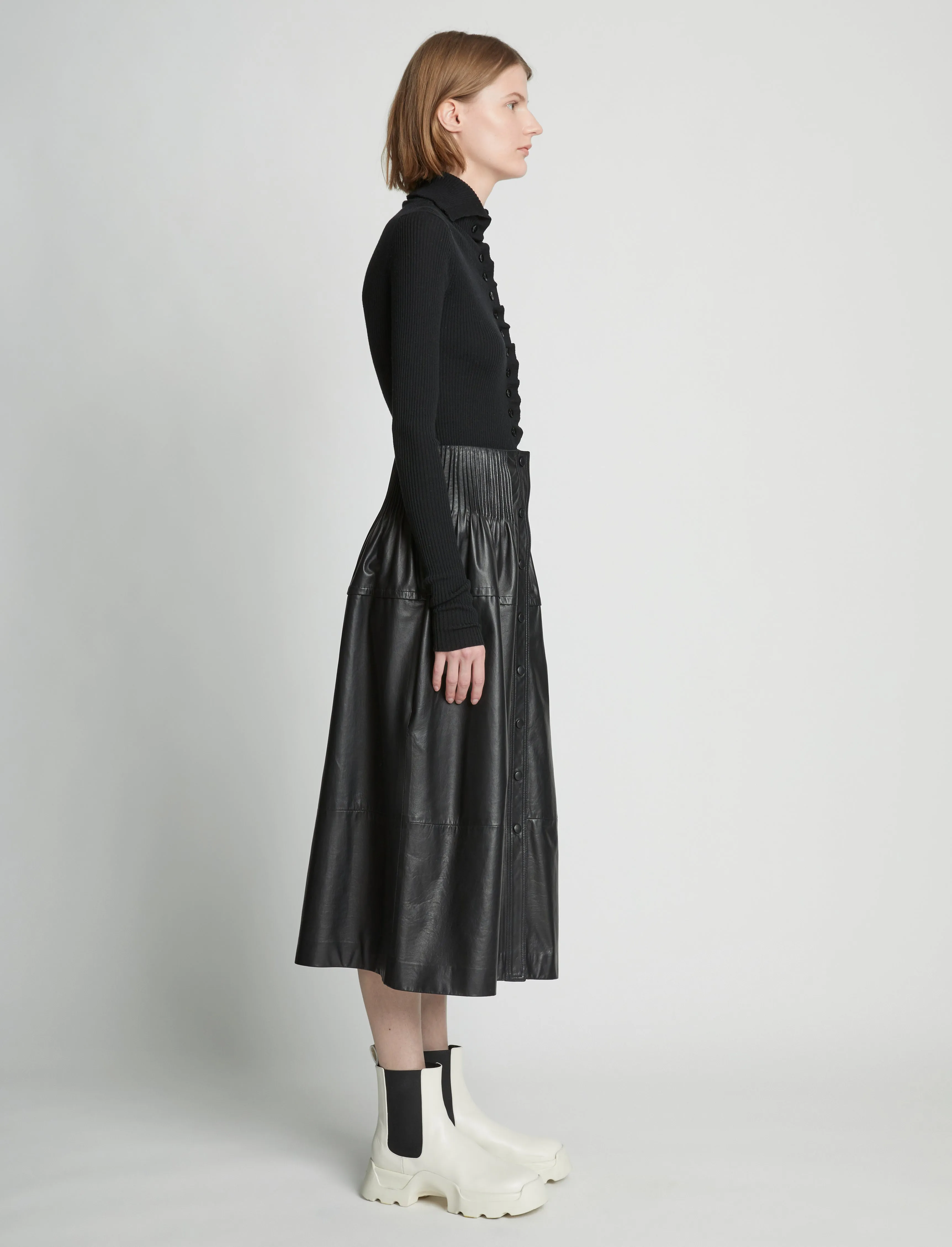 Eco Superfine Merino Button Down Sweater sold by Proenza Schouler product image thumbnail 4