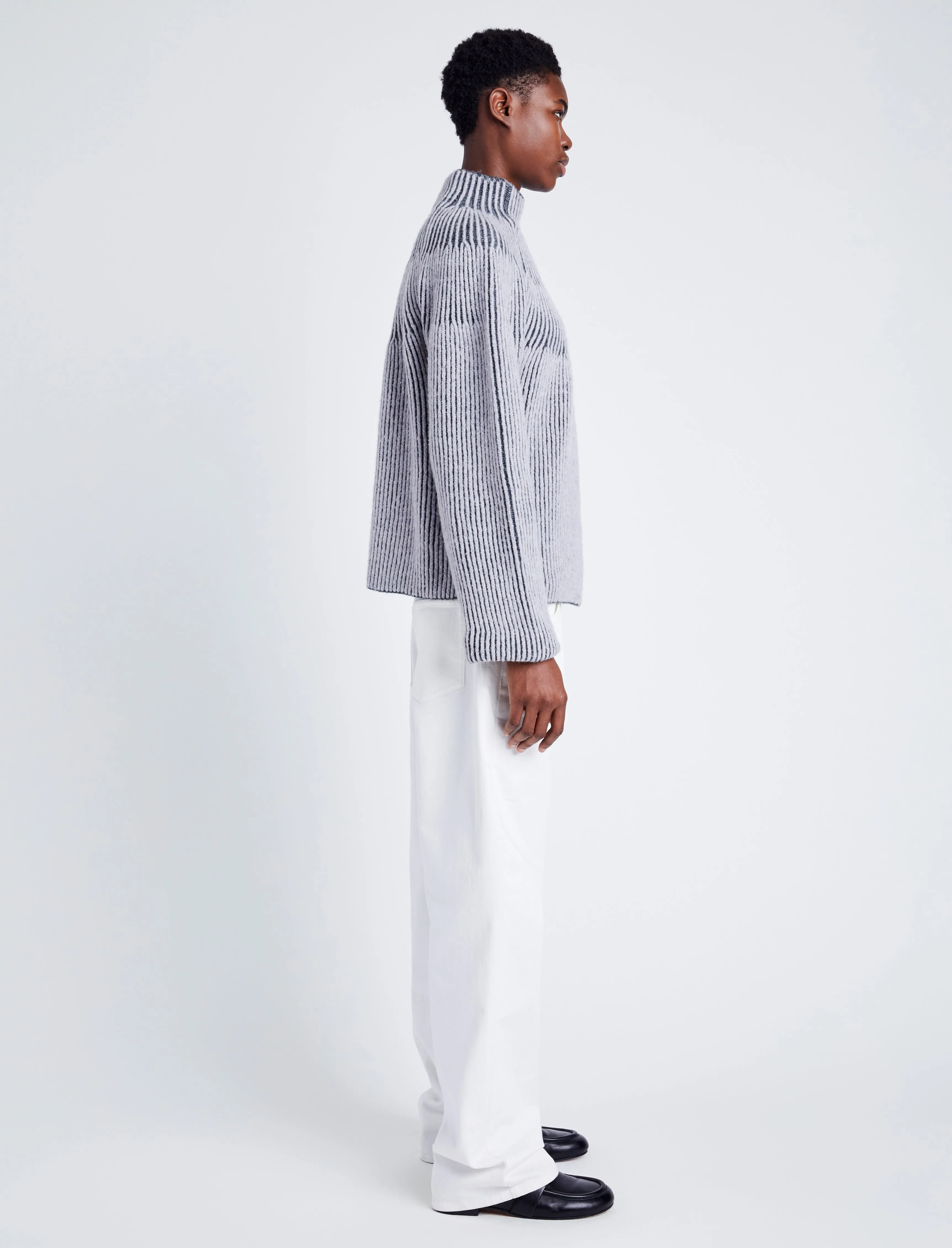 Brynn Sweater in Jacquard sold by Proenza Schouler product image thumbnail 4