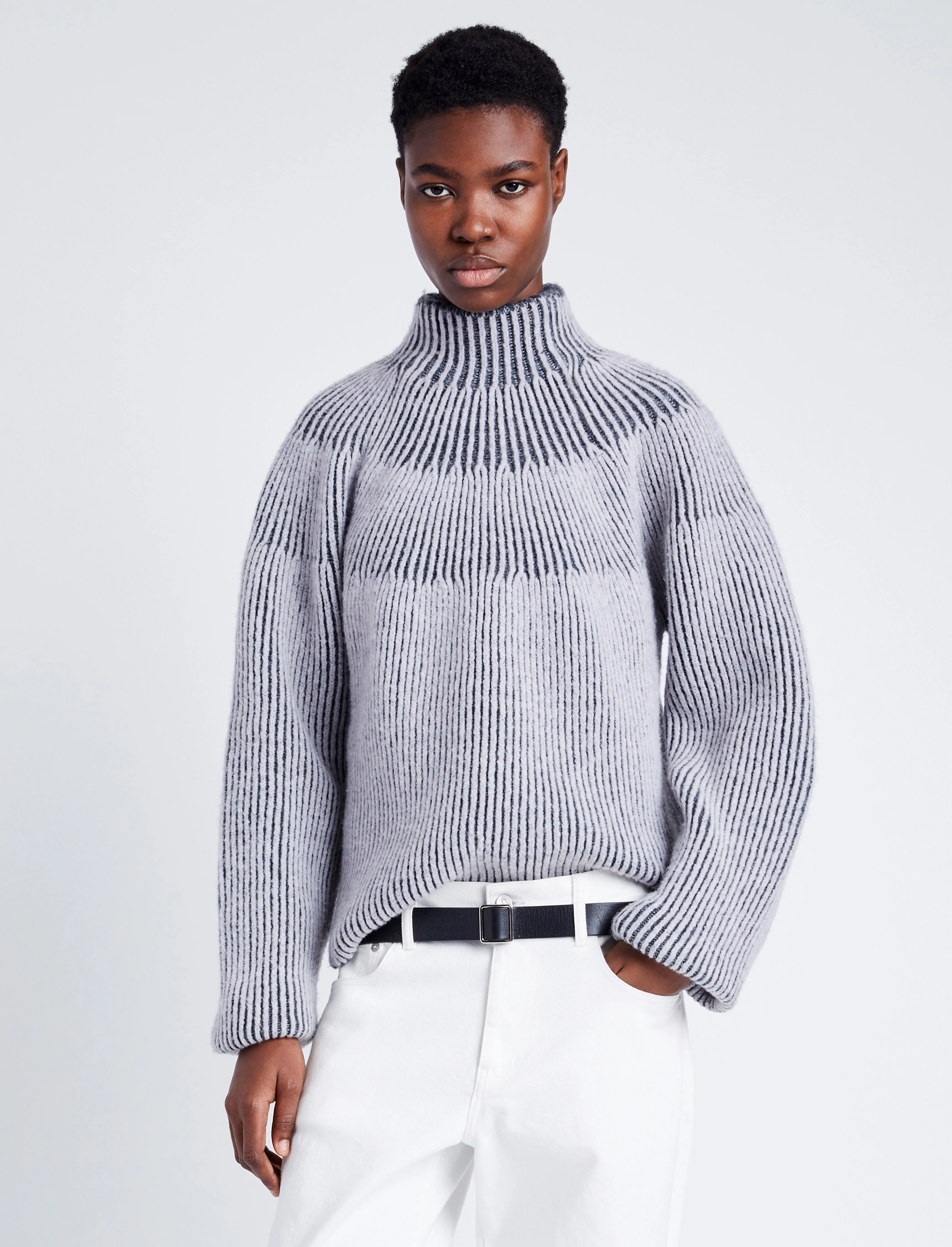 Brynn Sweater in Jacquard sold by Proenza Schouler product image thumbnail 2