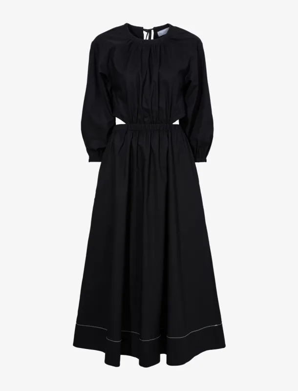 Nora Backless Dress in Poplin made by Proenza Schouler