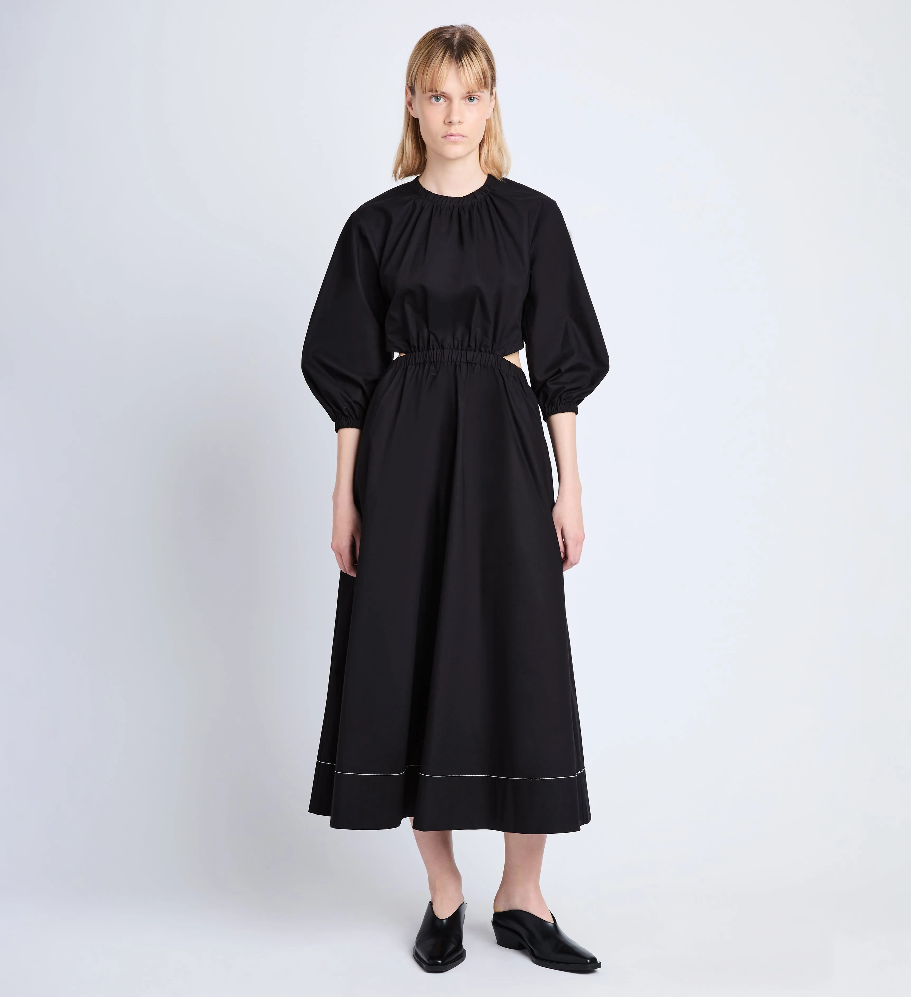 Nora Backless Dress in Poplin sold by Proenza Schouler product image thumbnail 2