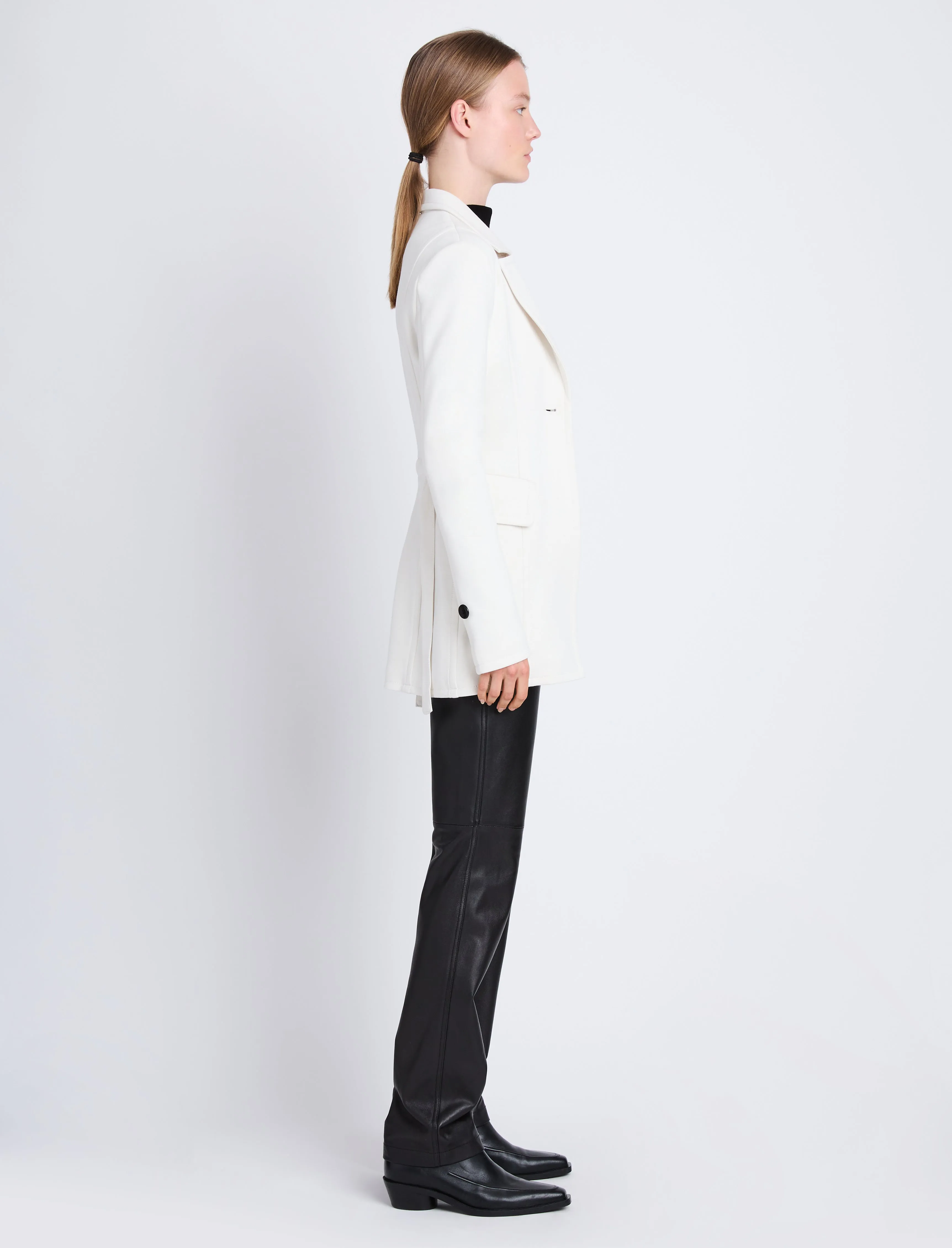 Margot Blazer in Jersey Suiting sold by Proenza Schouler product image thumbnail 4